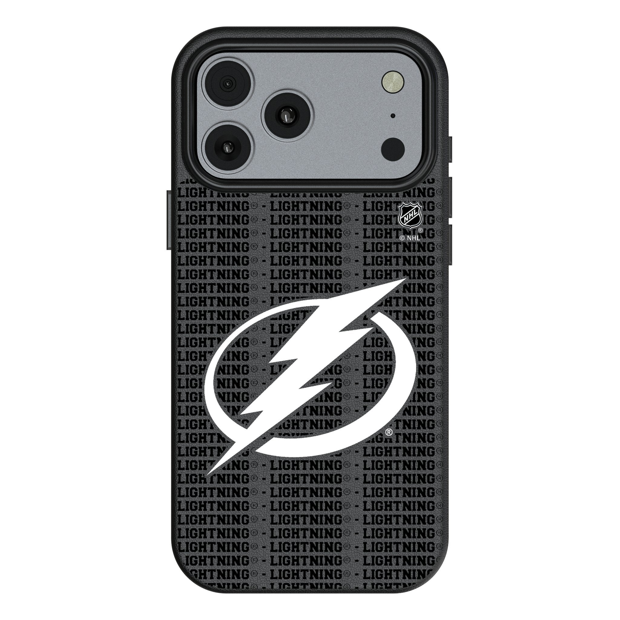 Tampa Bay Lightning Text Backdrop MagSafe Compatible Phone Case for Apple iPhone 17 Series