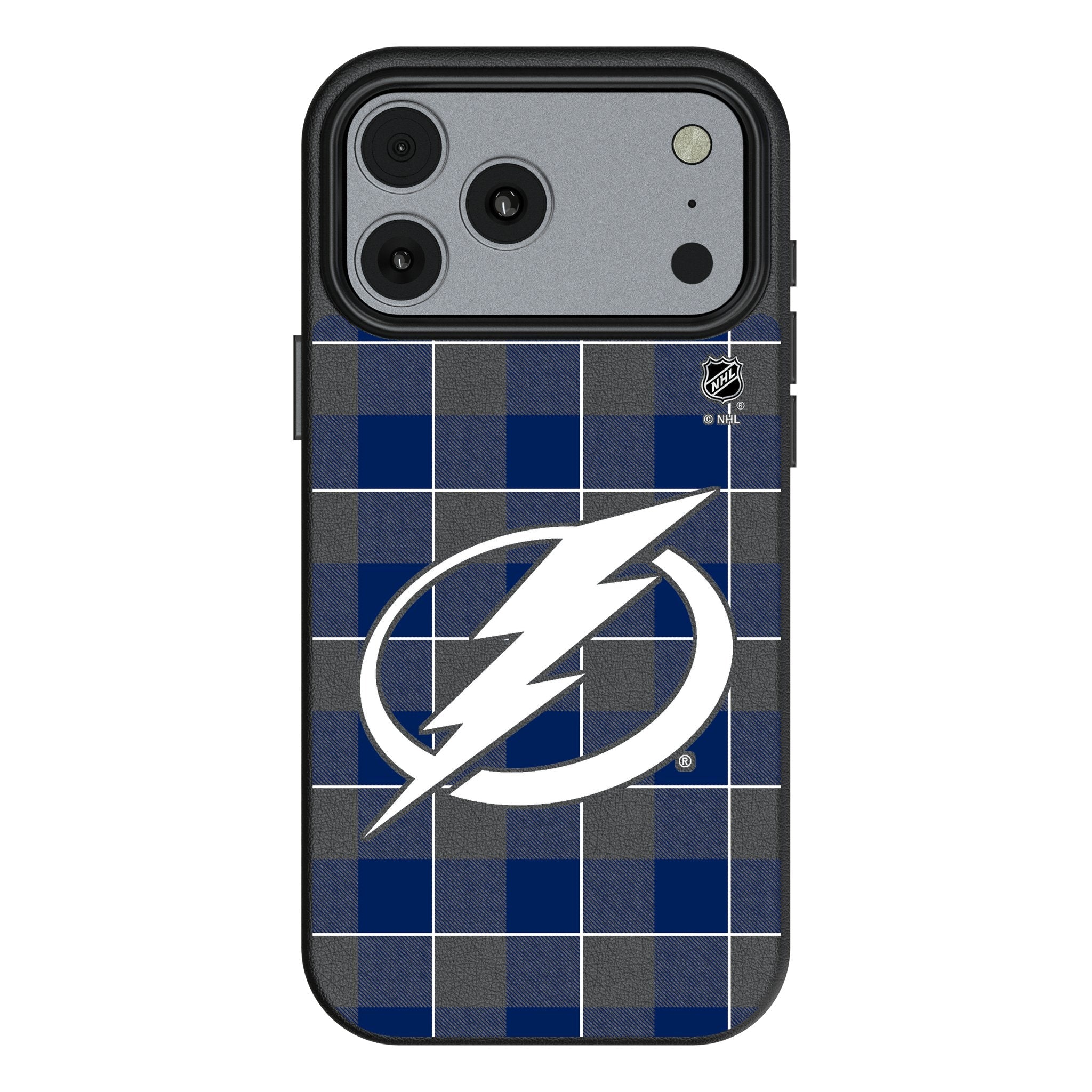 Tampa Bay Lightning Plaid MagSafe Compatible Phone Case for Apple iPhone 17 Series