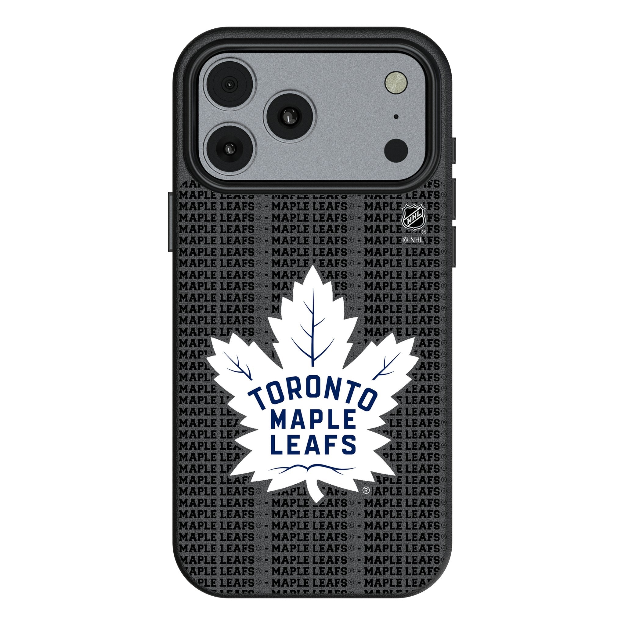 Toronto Maple Leafs Text Backdrop MagSafe Compatible Phone Case for Apple iPhone 17 Series