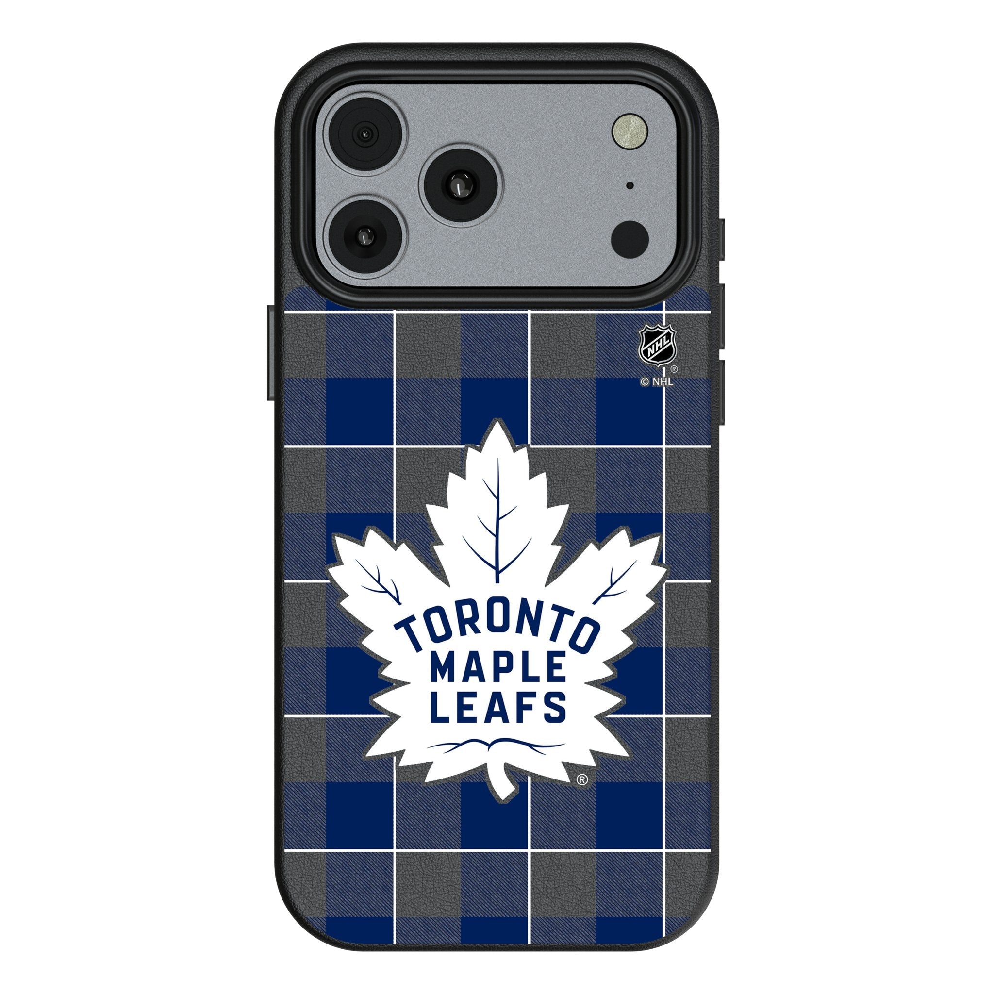 Toronto Maple Leafs Plaid MagSafe Compatible Phone Case for Apple iPhone 17 Series