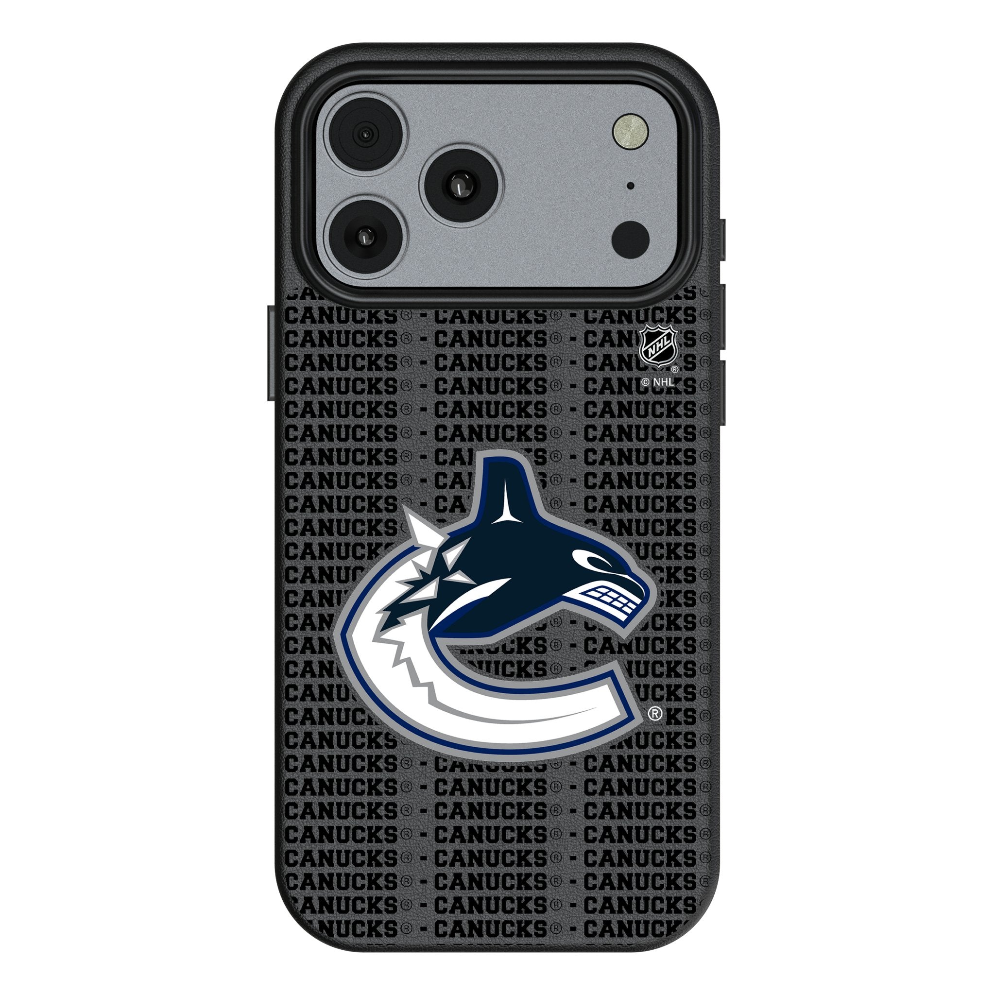 Vancouver Canucks Text Backdrop MagSafe Compatible Phone Case for Apple iPhone 17 Series