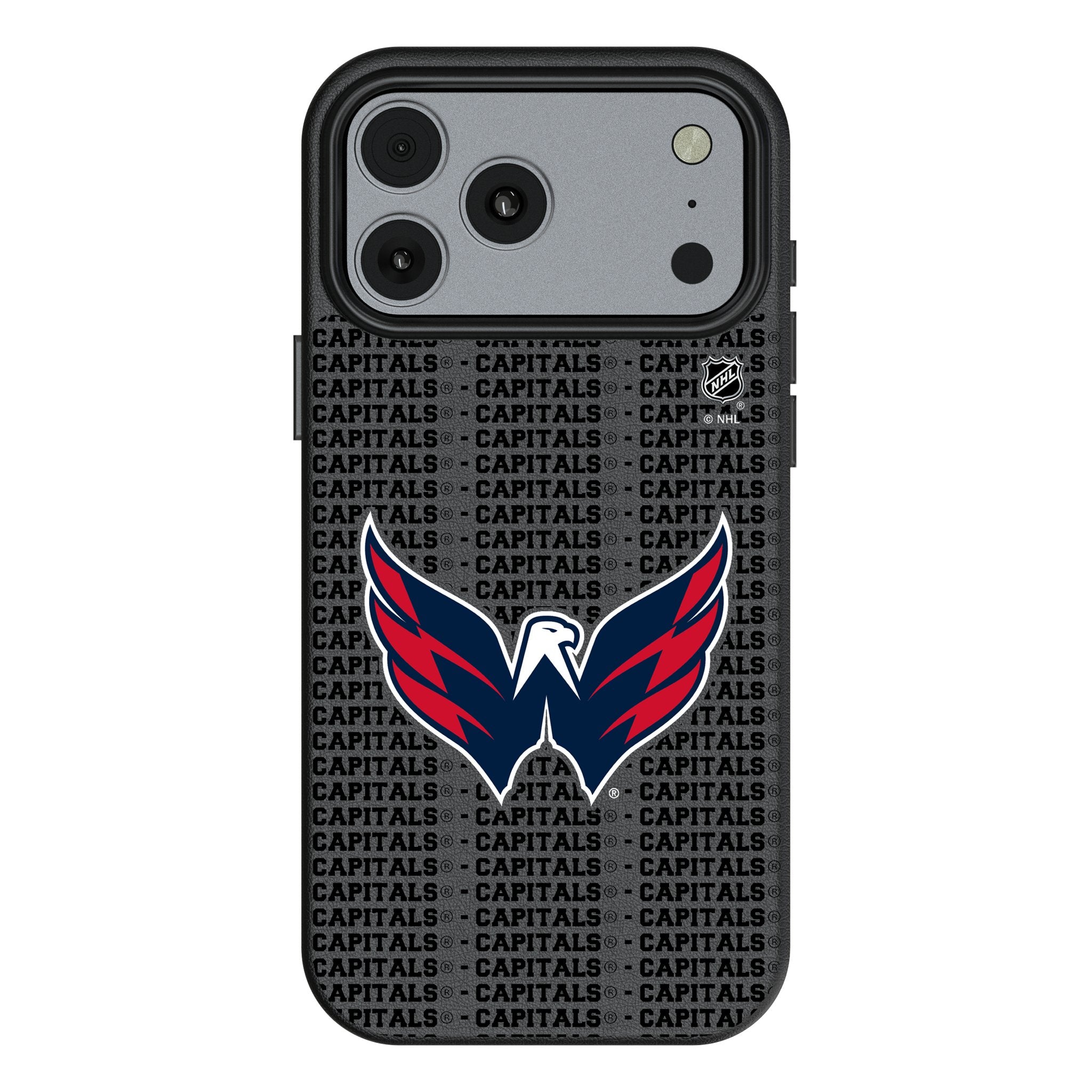 Washington Capitals Text Backdrop MagSafe Compatible Phone Case for Apple iPhone 17 Series