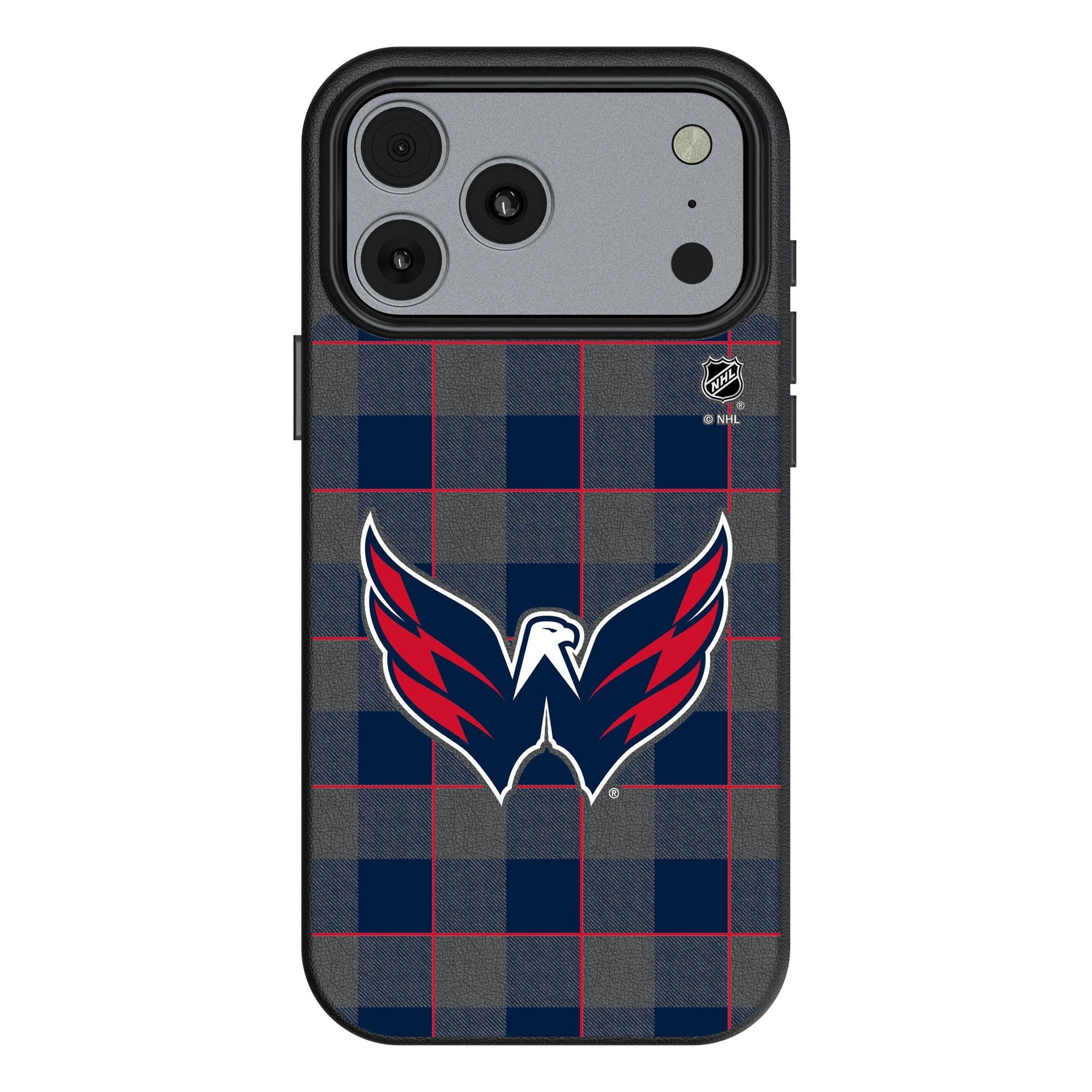 Washington Capitals Plaid MagSafe Compatible Phone Case for Apple iPhone 17 Series