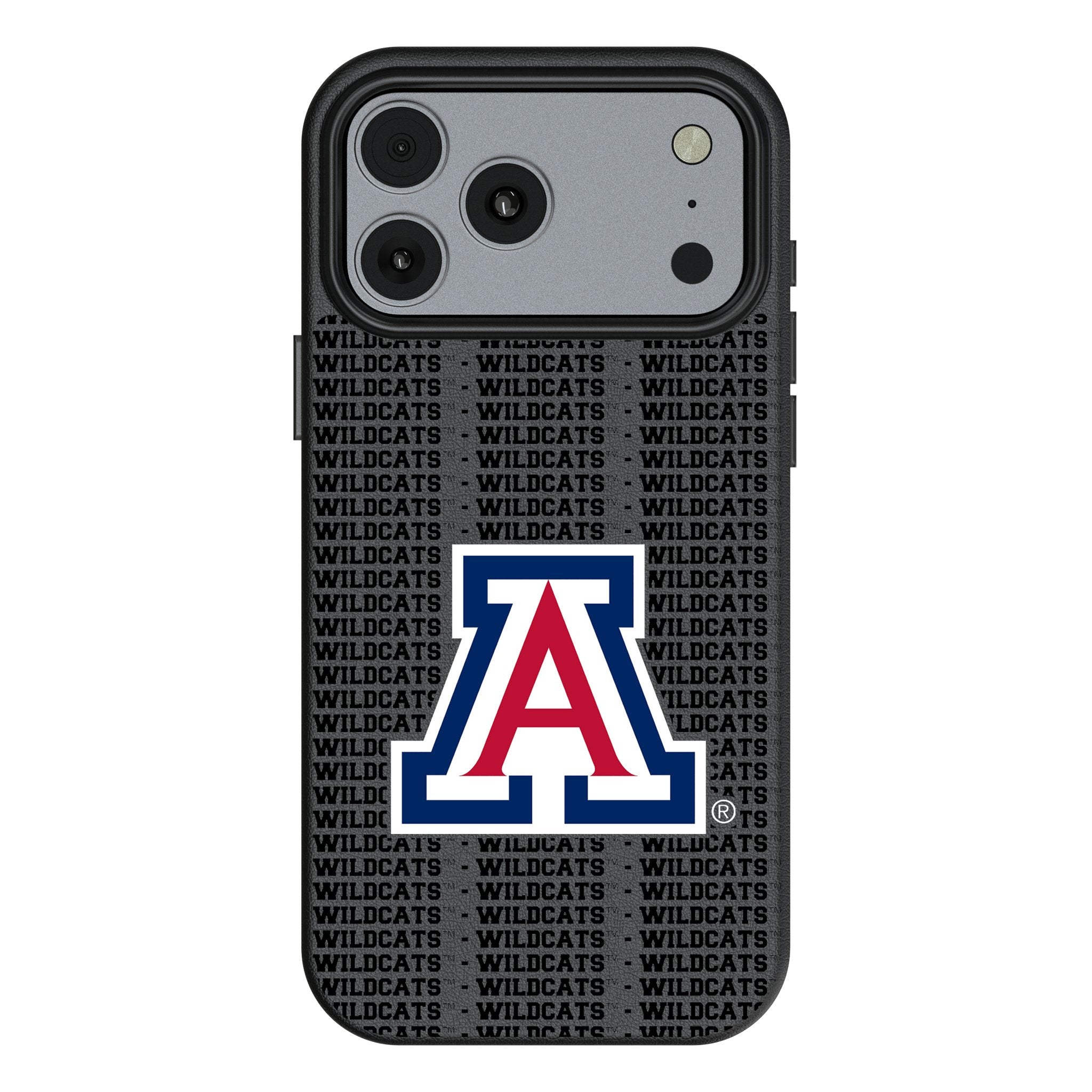 University of Arizona Wildcats Text Backdrop MagSafe Compatible Phone Case for Apple iPhone 17 Series 1