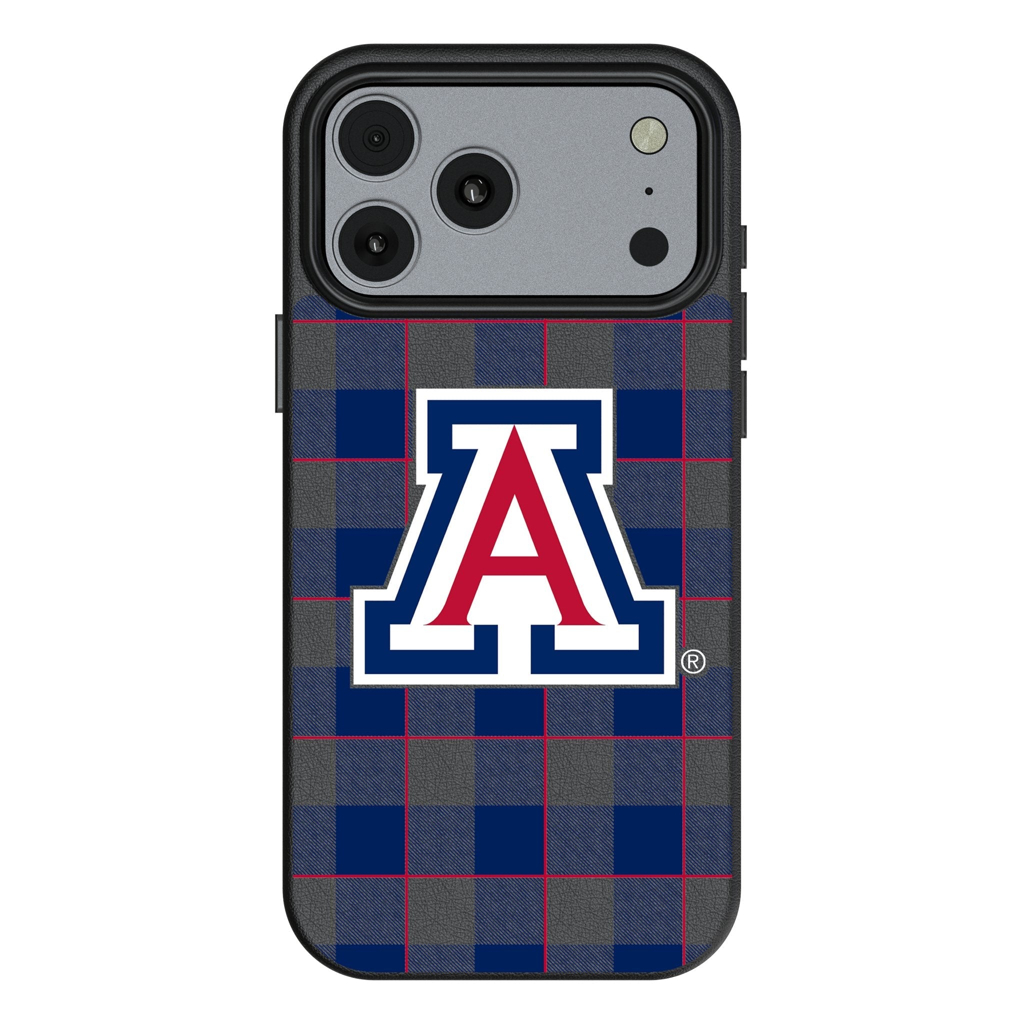 University of Arizona Wildcats Plaid MagSafe Compatible Phone Case for Apple iPhone 17 Series