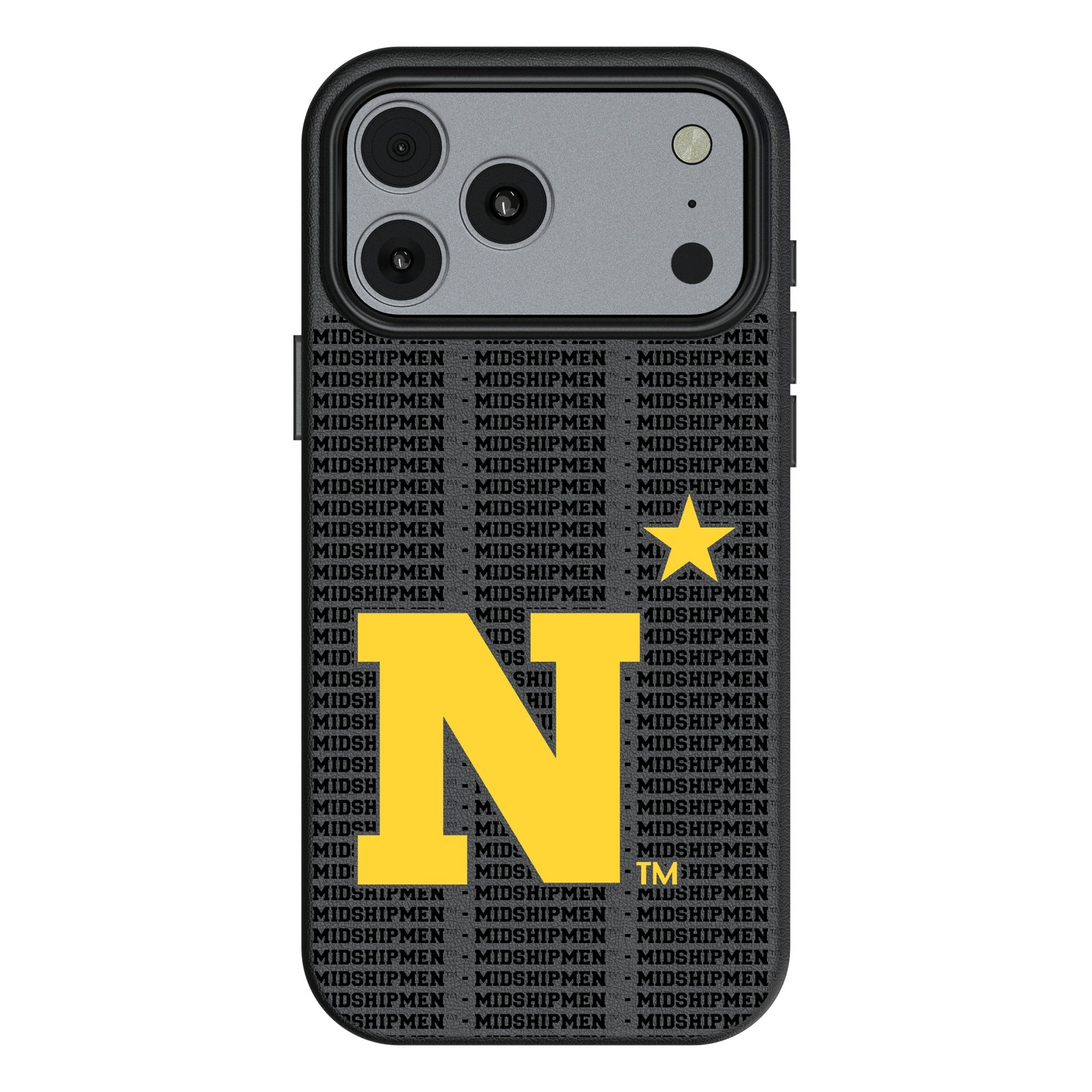 United State Naval Academy Midshipmen Text Backdrop MagSafe Compatible Phone Case for Apple iPhone 17 Series