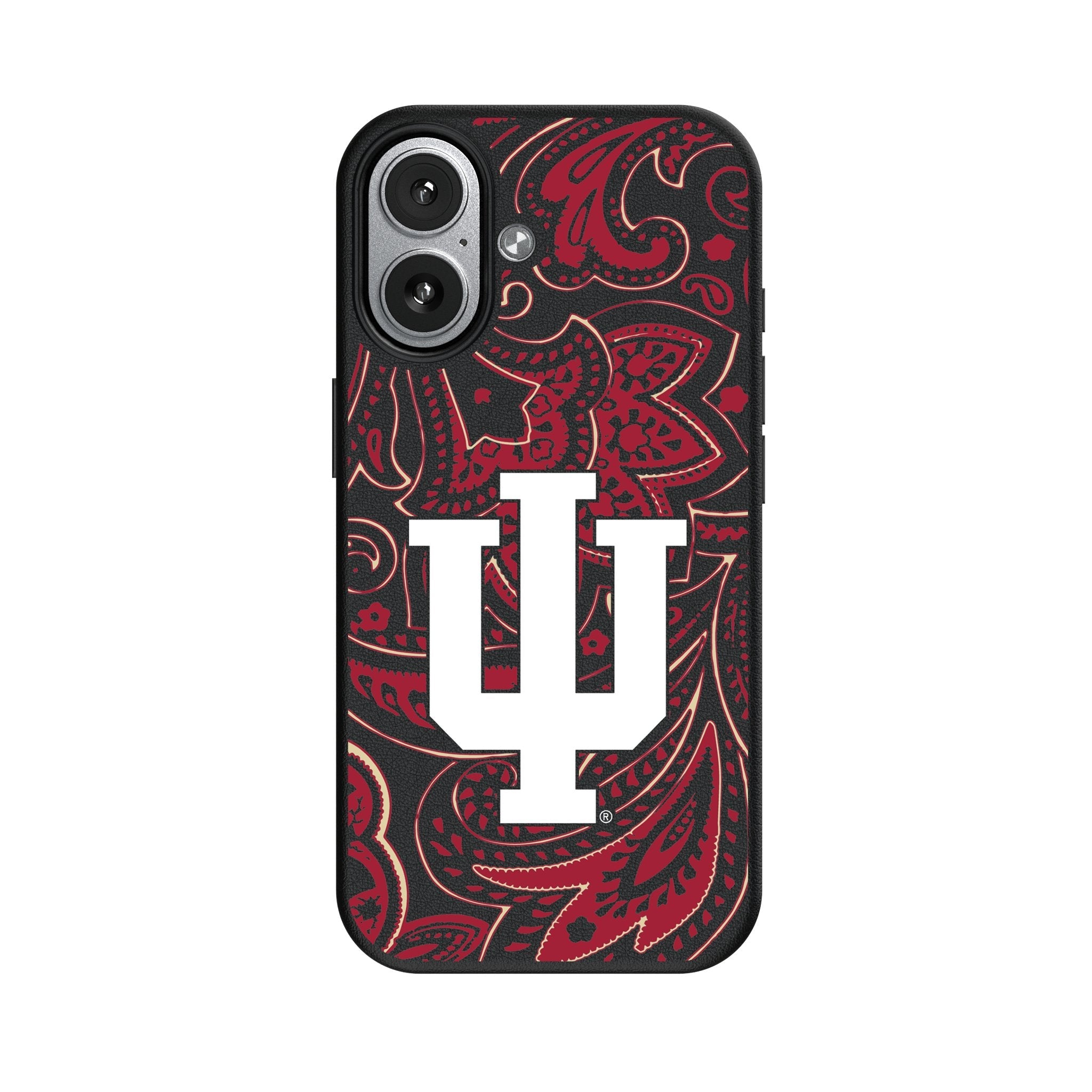 Indiana University Hoosiers Paisley MagSafe Compatible Phone Case for Apple iPhone 17 Series 3