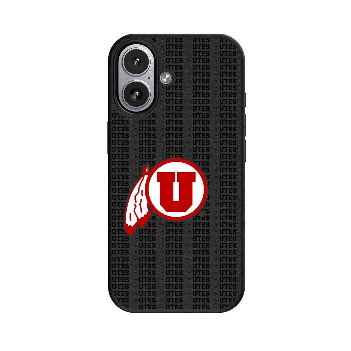 University of Utah Utes Text Backdrop MagSafe Compatible Phone Case for Apple iPhone 17 Series 4