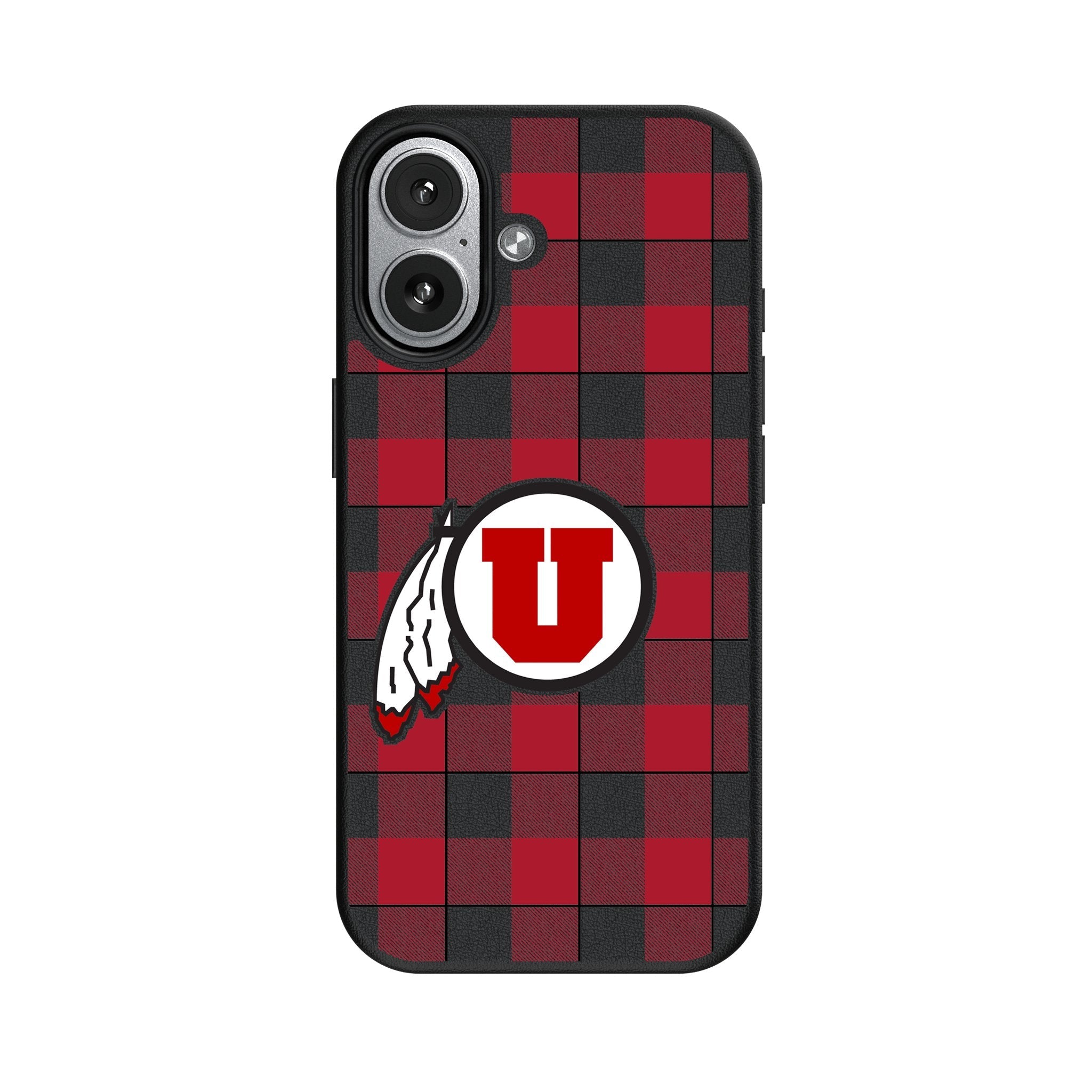 University of Utah Utes Plaid MagSafe Compatible Phone Case for Apple iPhone 17 Series 4