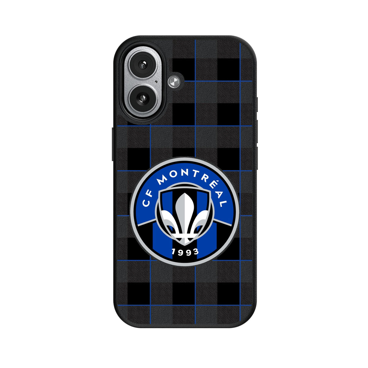 CF Montreal Plaid MagSafe Compatible Phone Case for Apple iPhone 17 Series 4