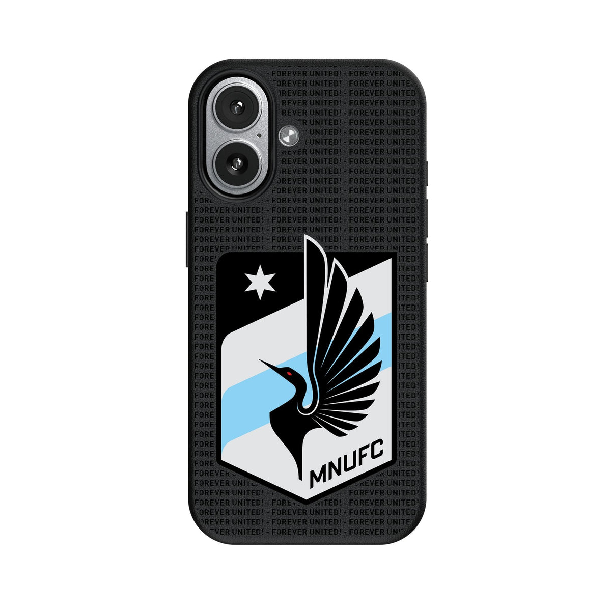 Minnesota United FC Text Backdrop MagSafe Compatible Phone Case for Apple iPhone 17 Series 4