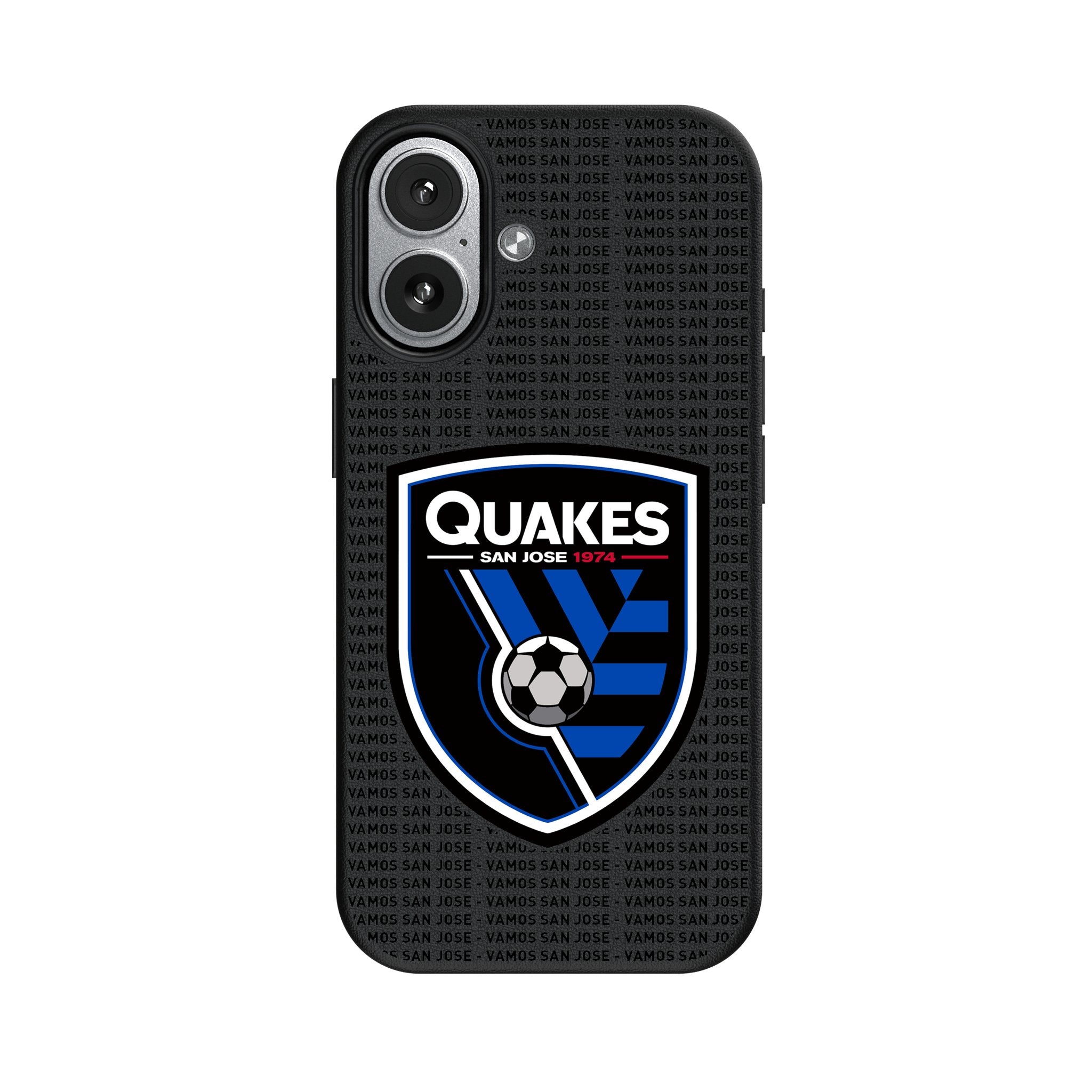 San Jose Earthquakes Text Backdrop MagSafe Compatible Phone Case for Apple iPhone 17 Series 4