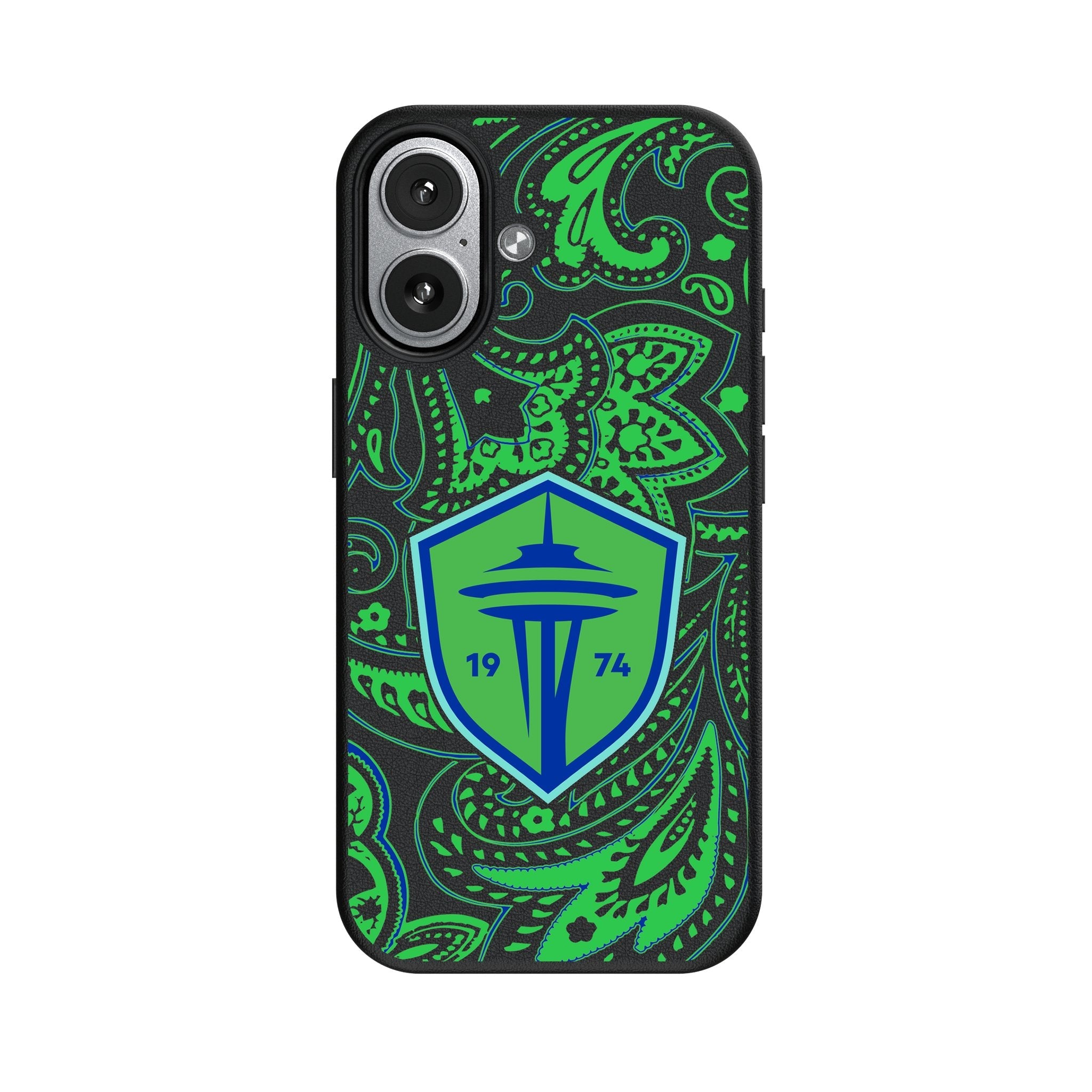 Seattle Sounders FC Paisley MagSafe Compatible Phone Case for Apple iPhone 17 Series 4