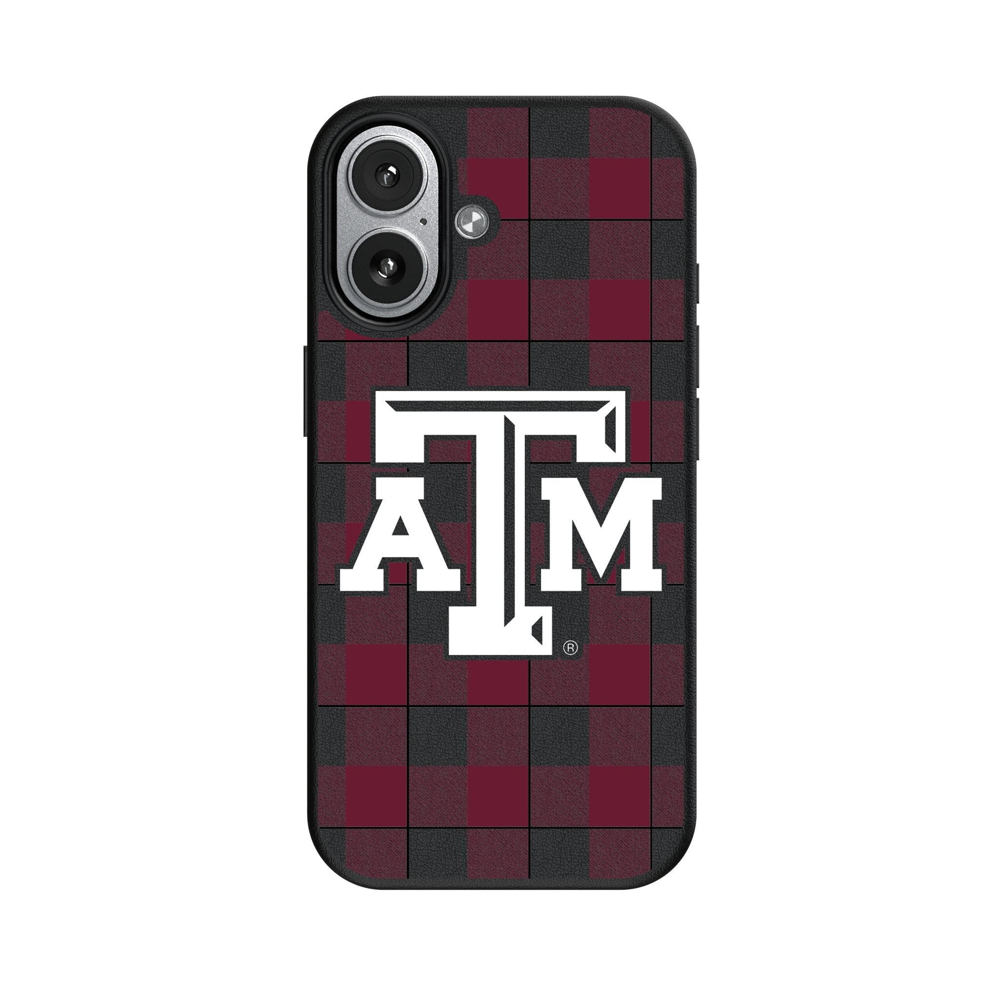 Texas A&M University Aggies Plaid MagSafe Compatible Phone Case for Apple iPhone 17 Series 4