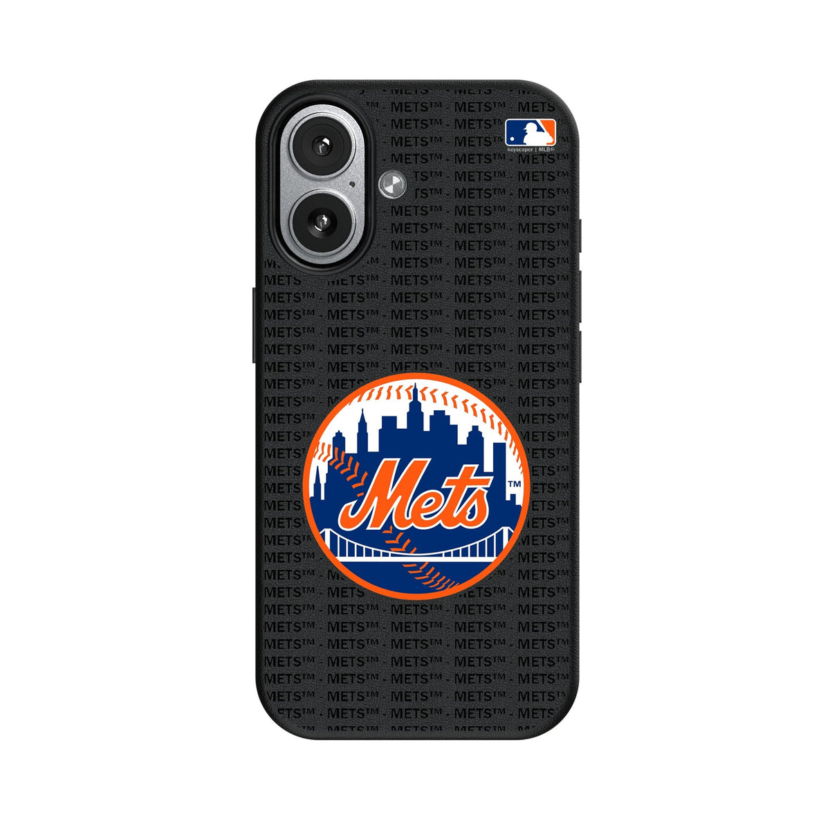 New York Mets Text Backdrop MagSafe Compatible Phone Case for Apple iPhone 17 Series 4