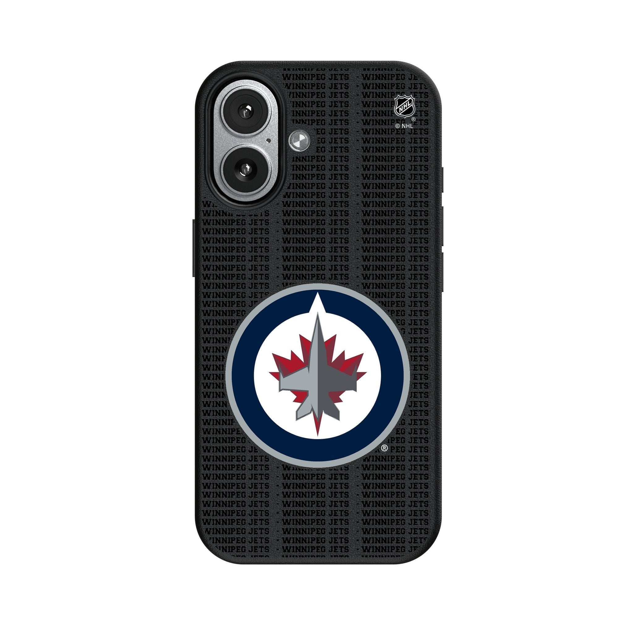 Winnipeg Jets Text Backdrop MagSafe Compatible Phone Case for Apple iPhone 17 Series 3