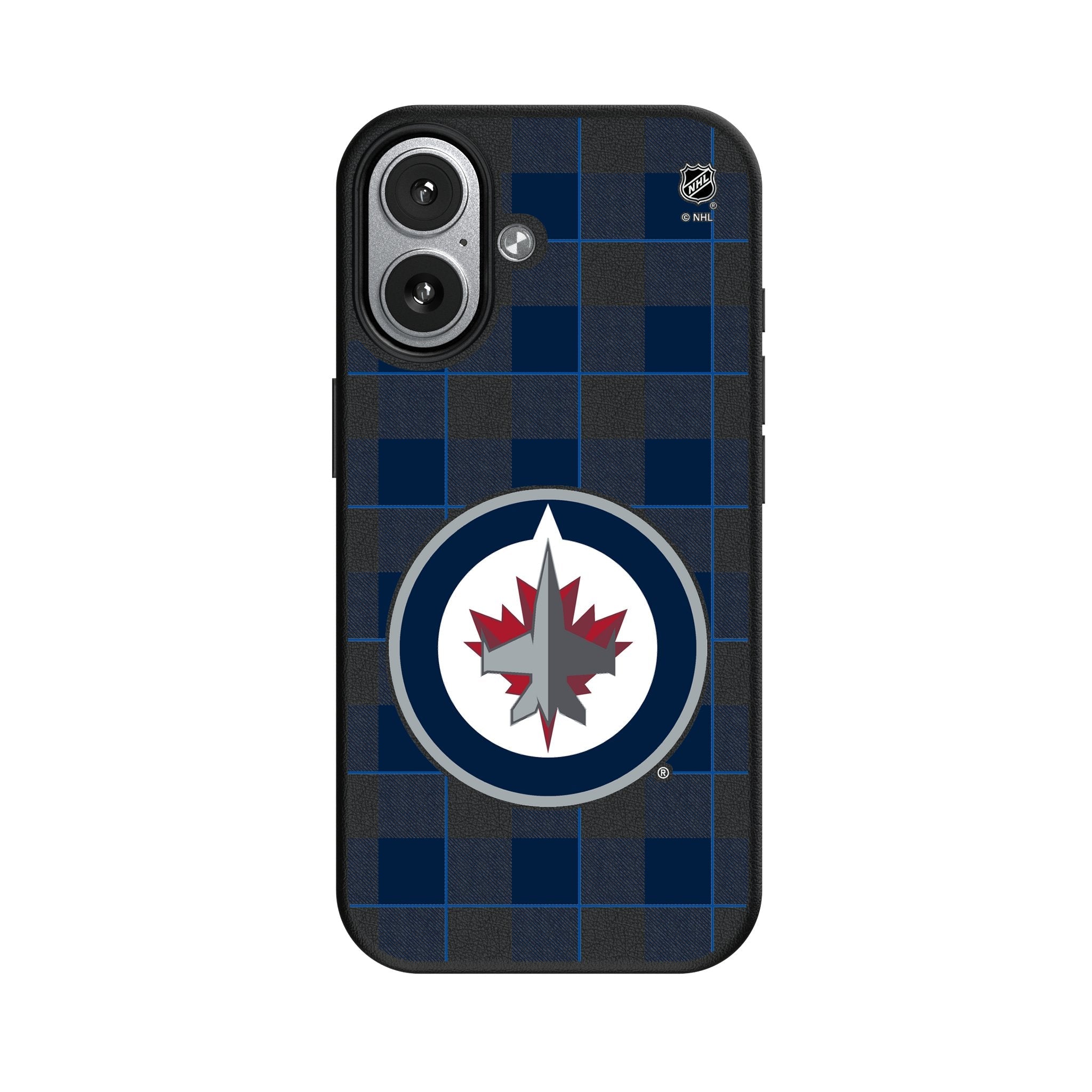 Winnipeg Jets Plaid MagSafe Compatible Phone Case for Apple iPhone 17 Series