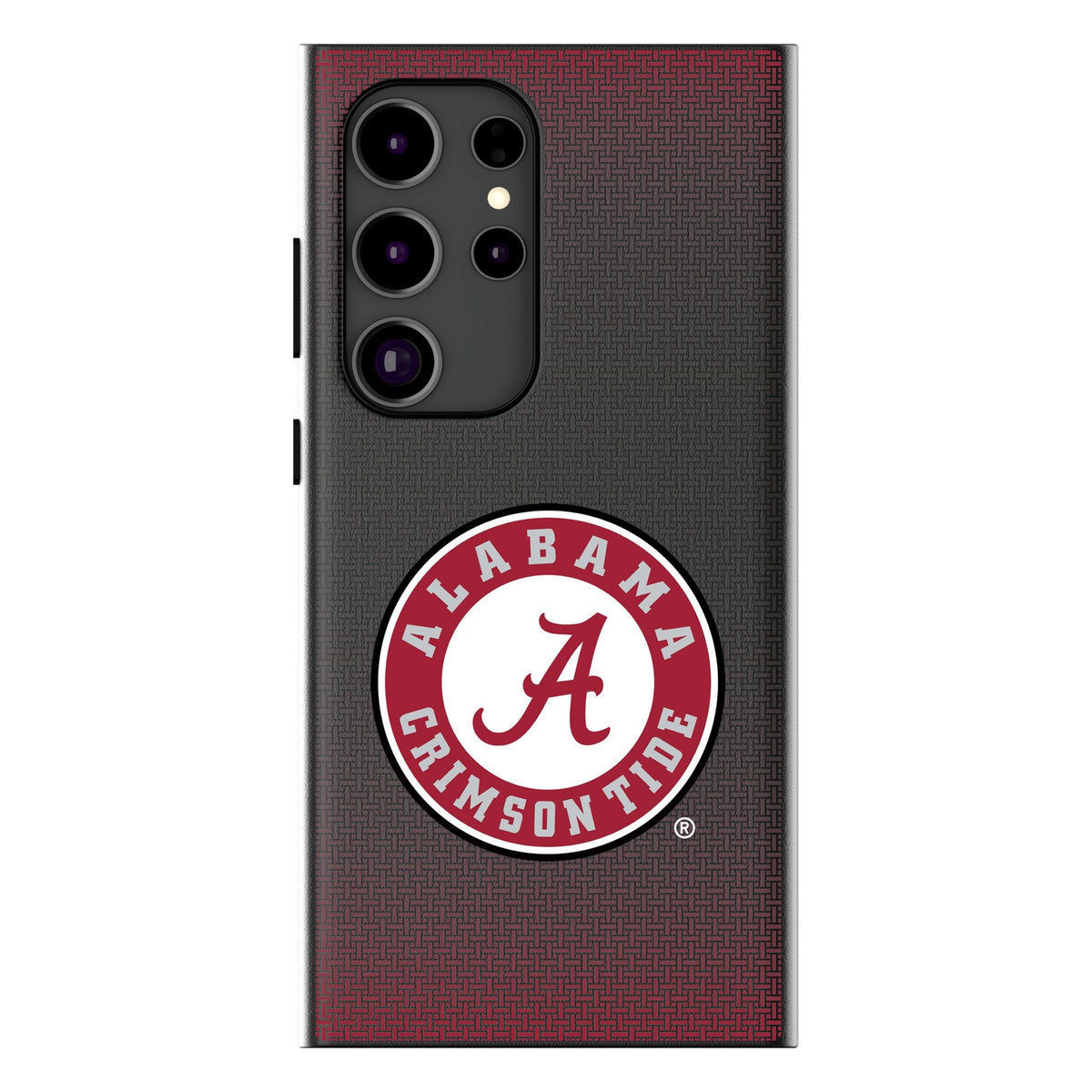 University of Alabama Crimson Tide Linen MagSafe Compatible Phone Case for Samsung Galaxy 1