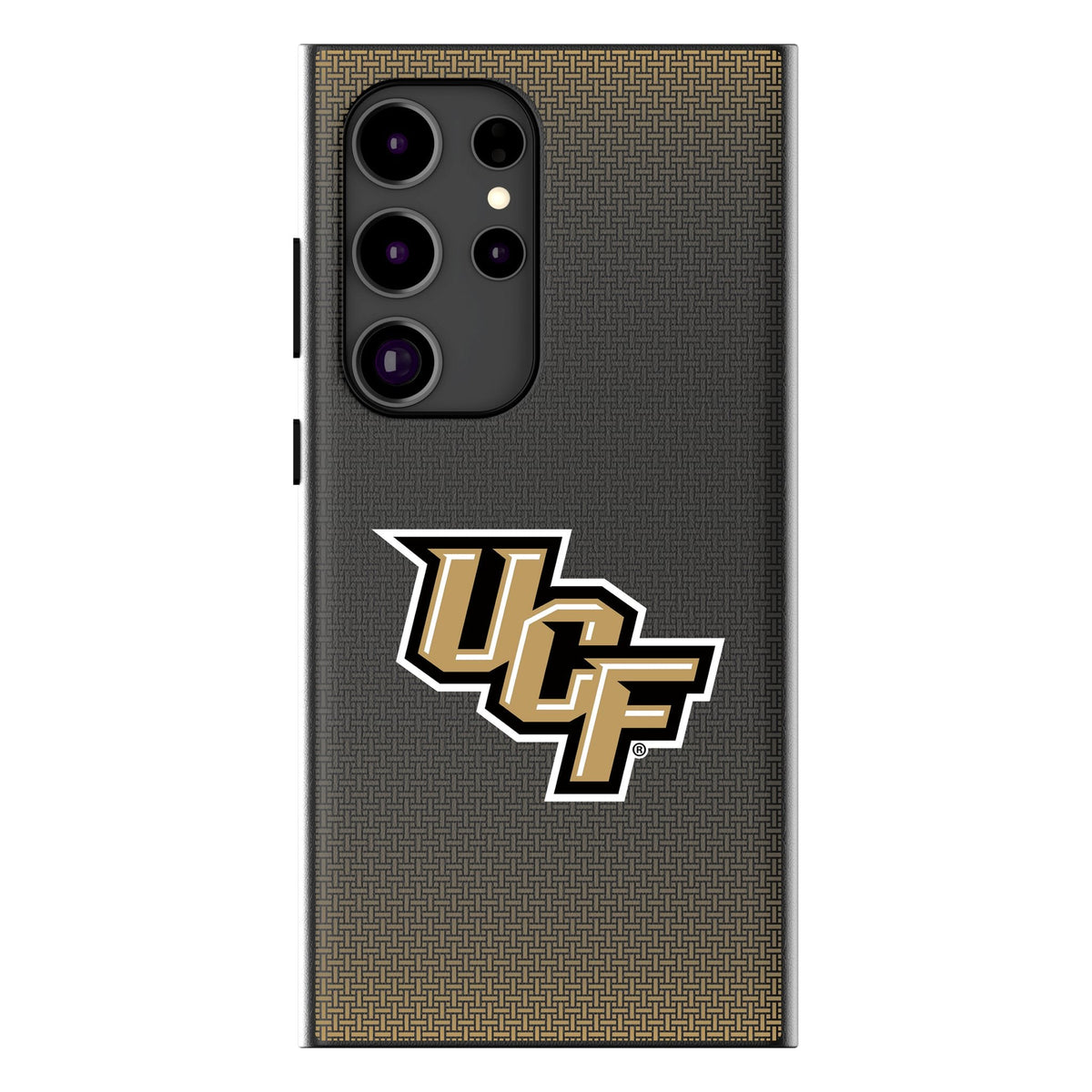 University of Central Florida Golden Knights Linen MagSafe Compatible Phone Case for Samsung Galaxy