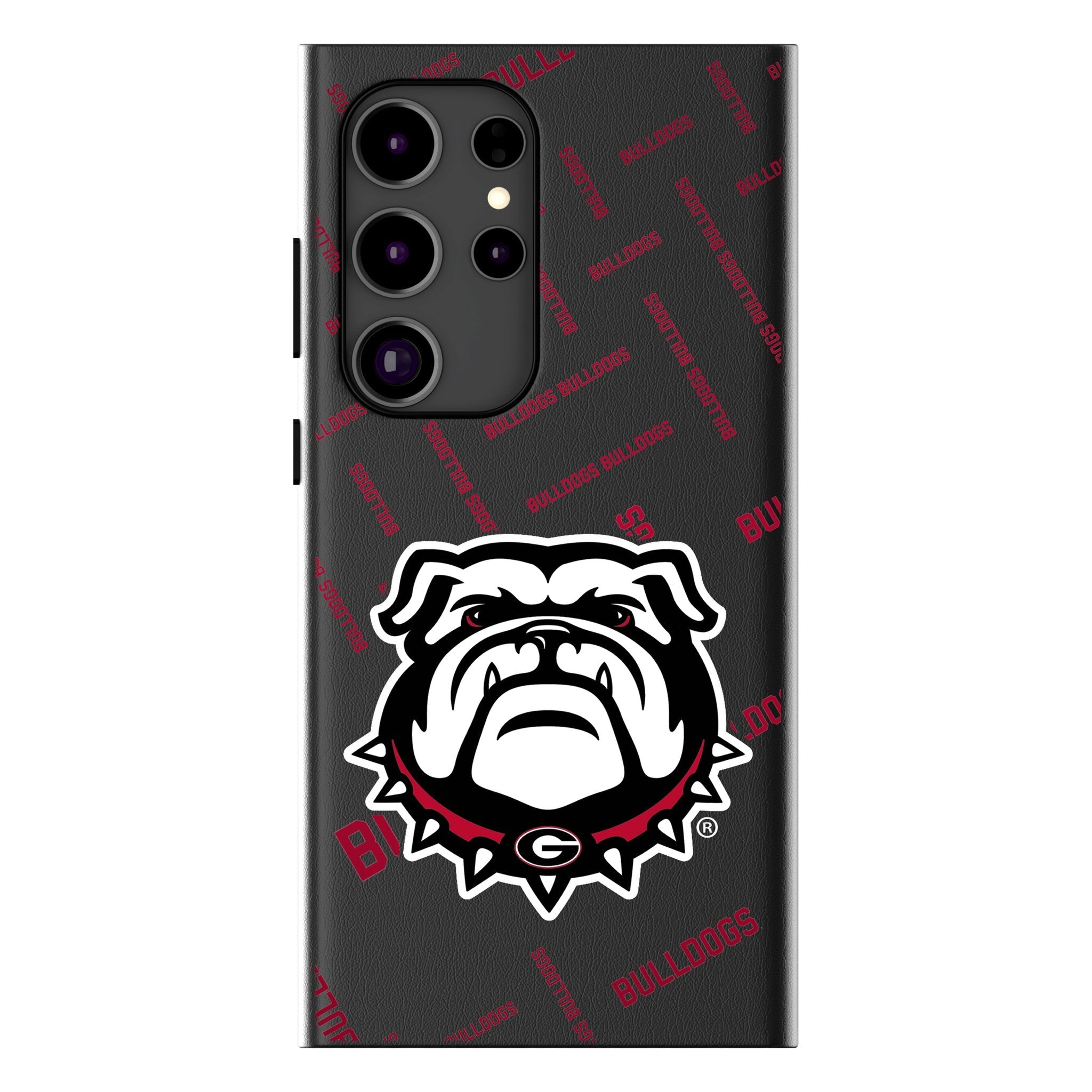 University of Georgia Bulldogs Uga Quadtile MagSafe Compatible Phone Case for Samsung Galaxy 1