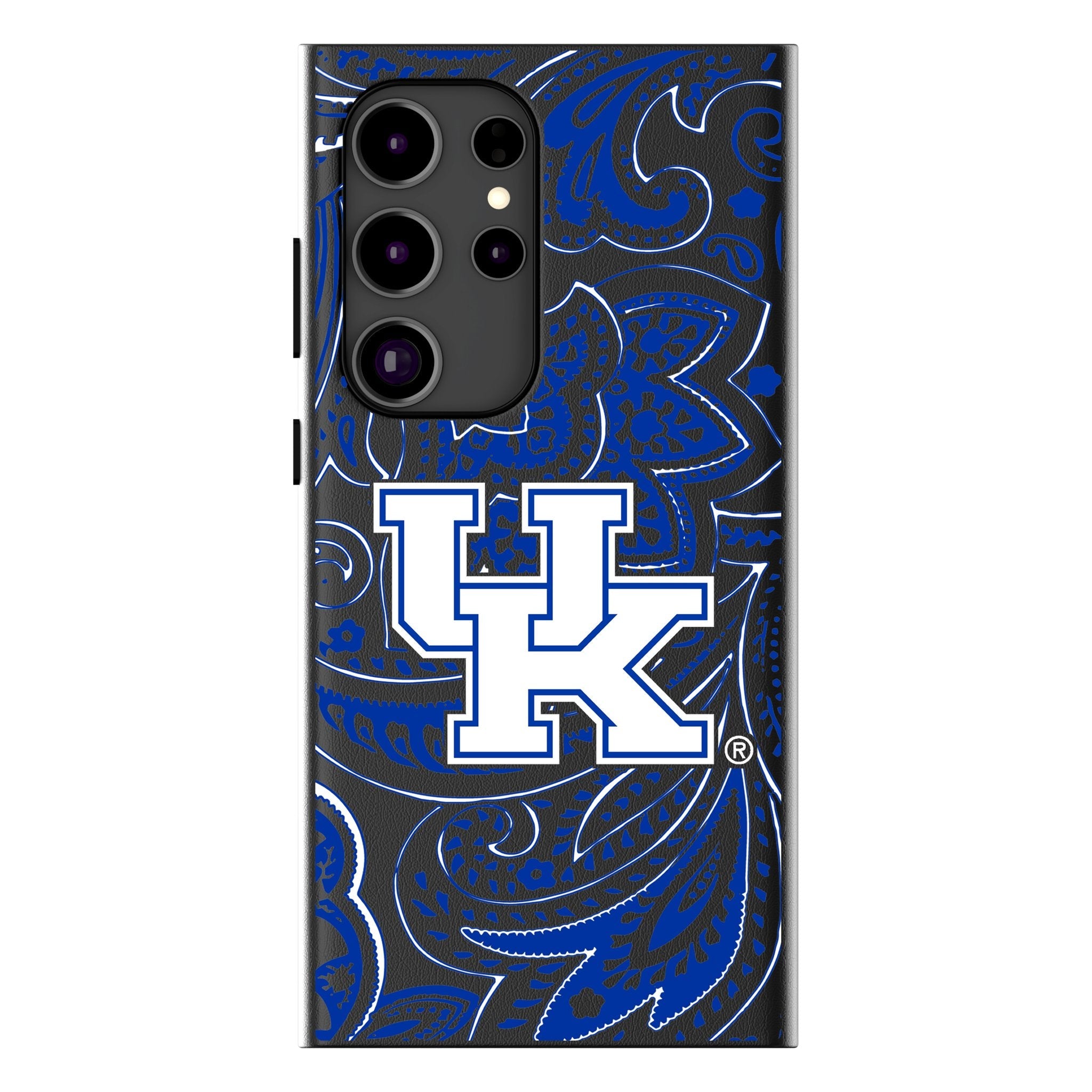 University of Kentucky Wildcats Paisley MagSafe Compatible Phone Case for Samsung Galaxy