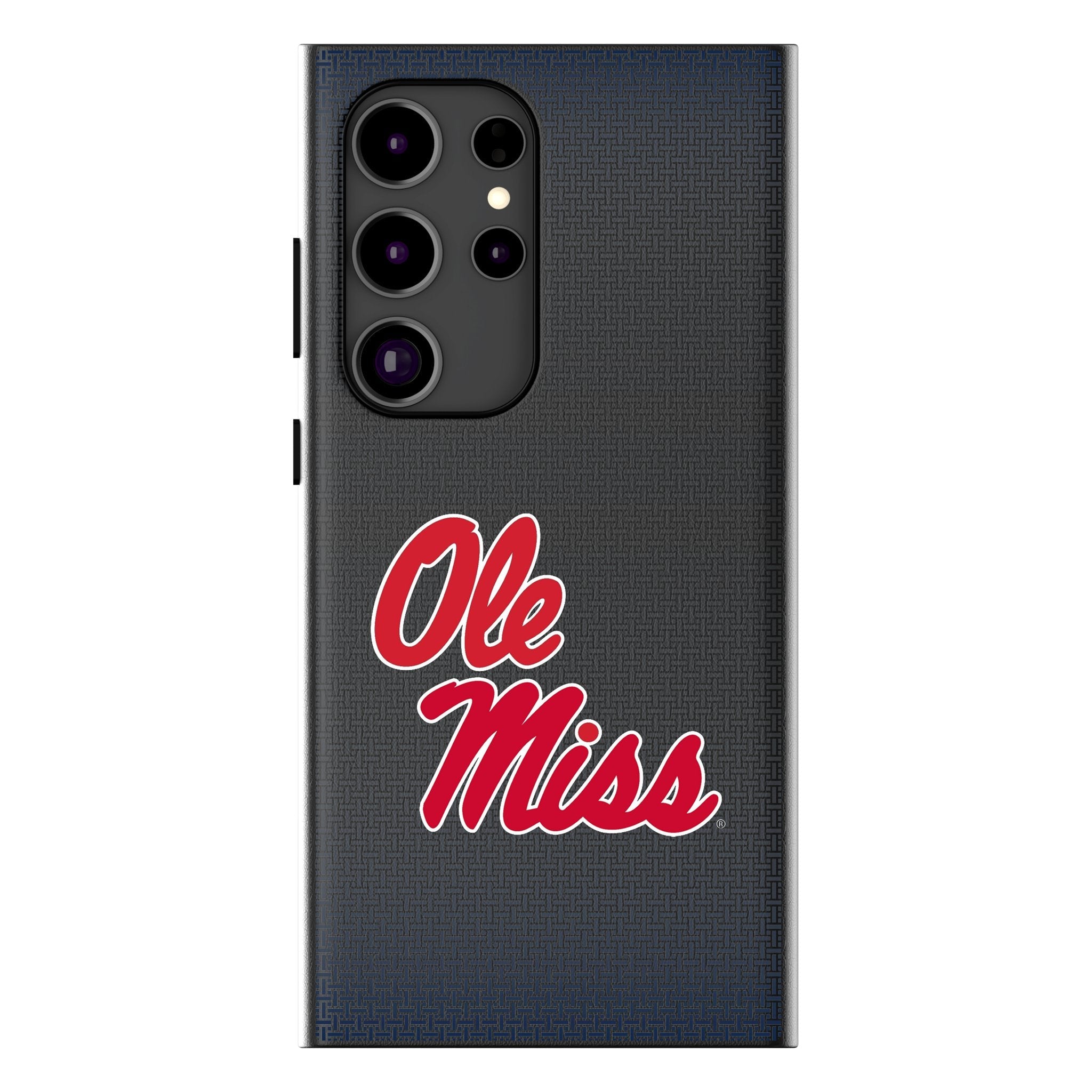 University of Mississippi Rebels Linen MagSafe Compatible Phone Case for Samsung Galaxy 1