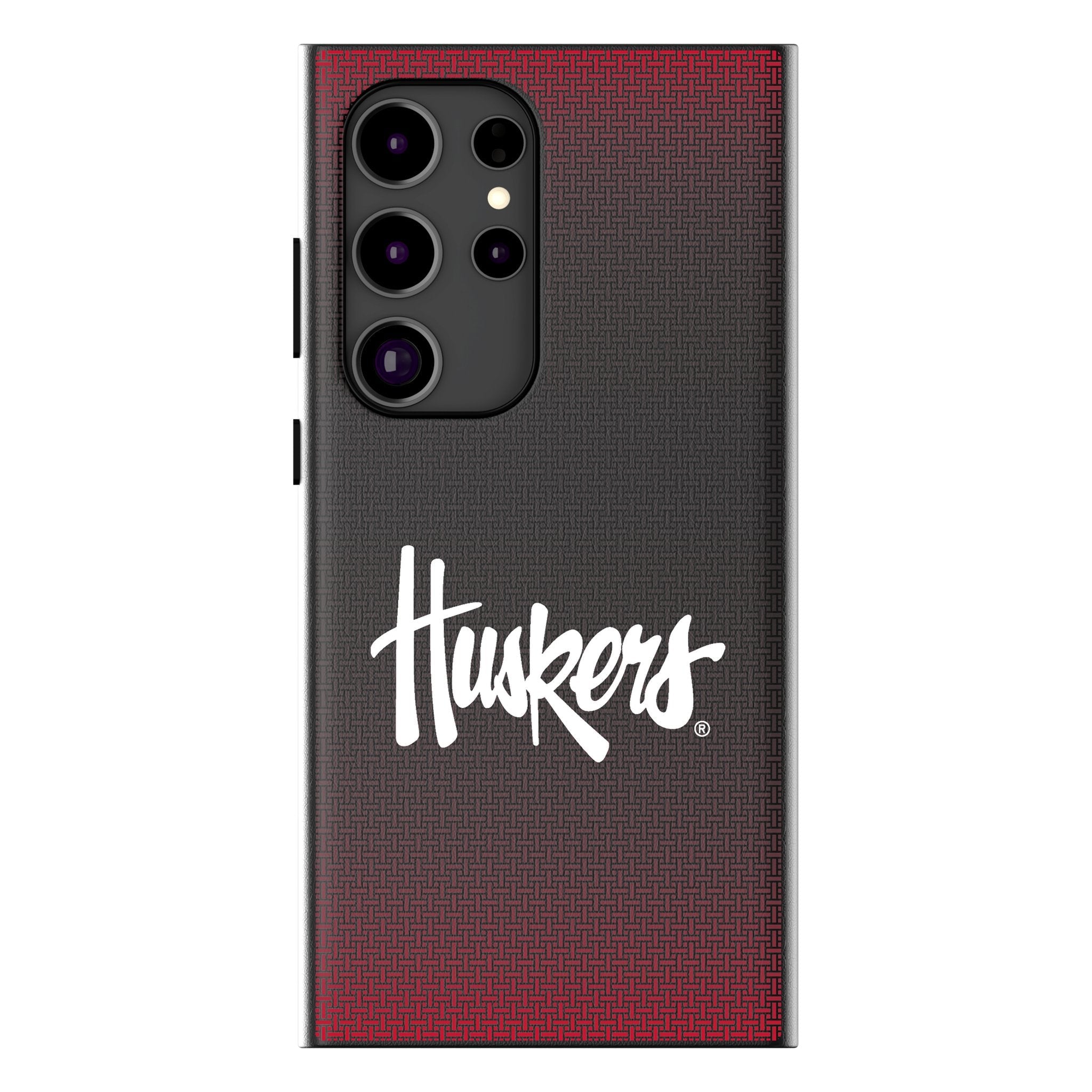 University of Nebraska Huskers Linen MagSafe Compatible Phone Case for Samsung Galaxy 1