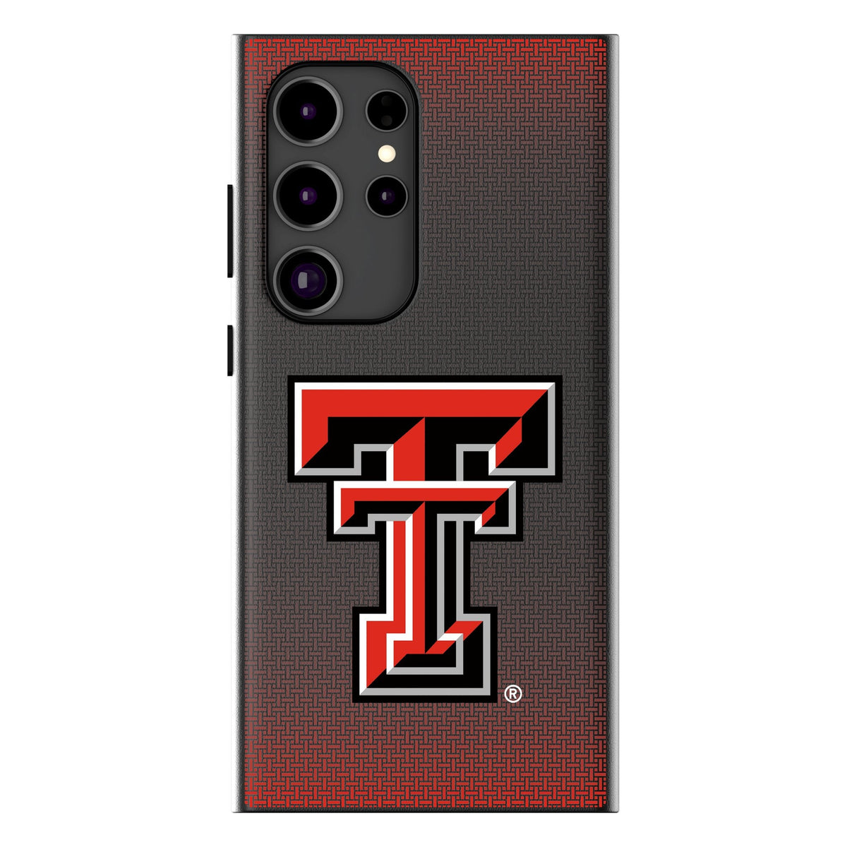 Texas Tech Red Raiders Linen MagSafe Compatible Phone Case for Samsung Galaxy