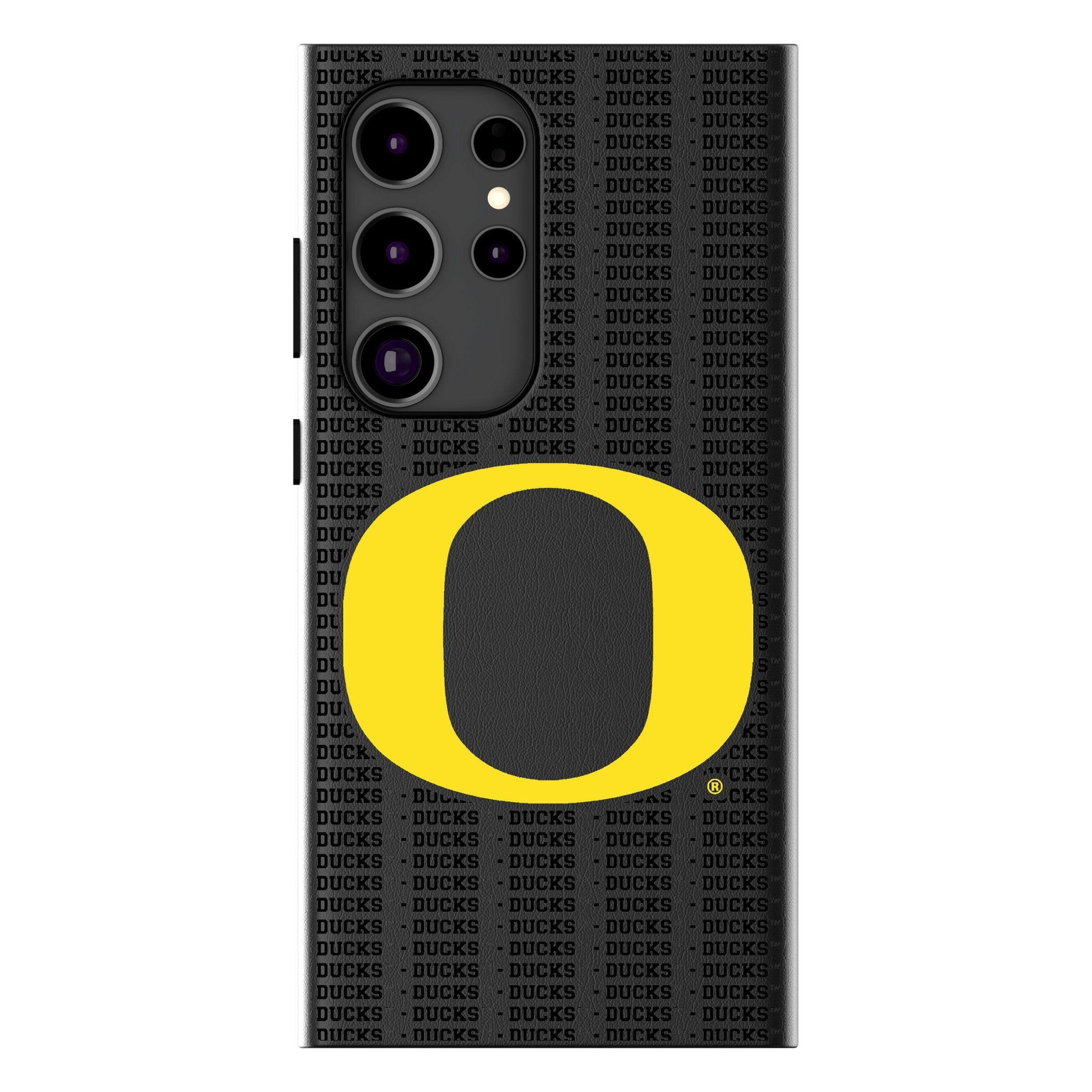 University of Oregon Ducks Text Backdrop MagSafe Compatible Phone Case for Samsung Galaxy