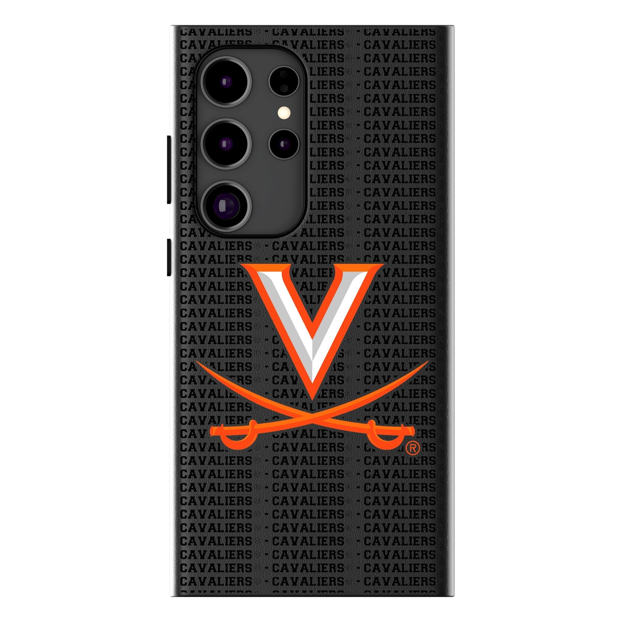 University of Virginia Cavaliers Text Backdrop MagSafe Compatible Phone Case for Samsung Galaxy