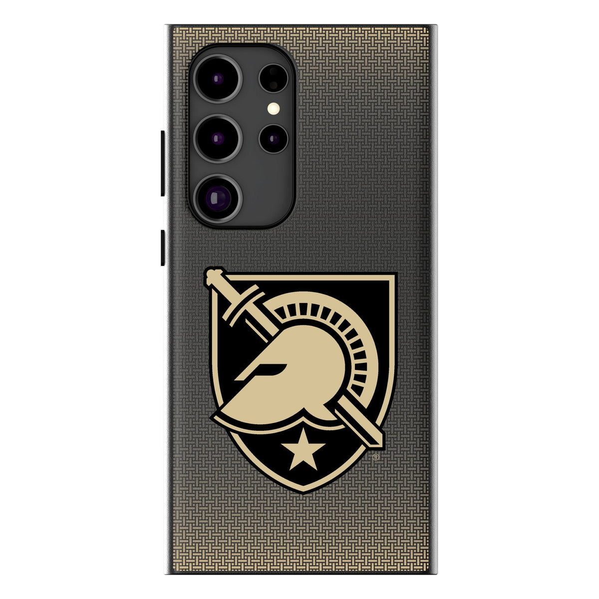 United States Military Academy Black Knights Linen MagSafe Compatible Phone Case for Samsung Galaxy 1