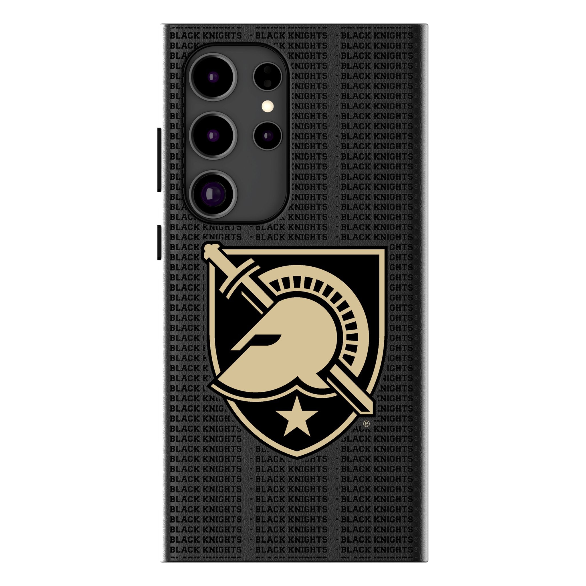 United States Military Academy Black Knights Text Backdrop MagSafe Compatible Phone Case for Samsung Galaxy 1