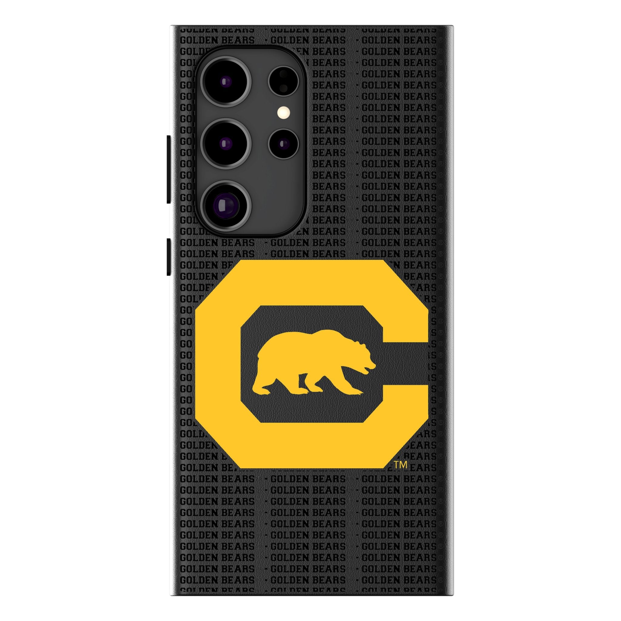 University of California Berkeley Golden Bears Text Backdrop MagSafe Compatible Phone Case for Samsung Galaxy 1