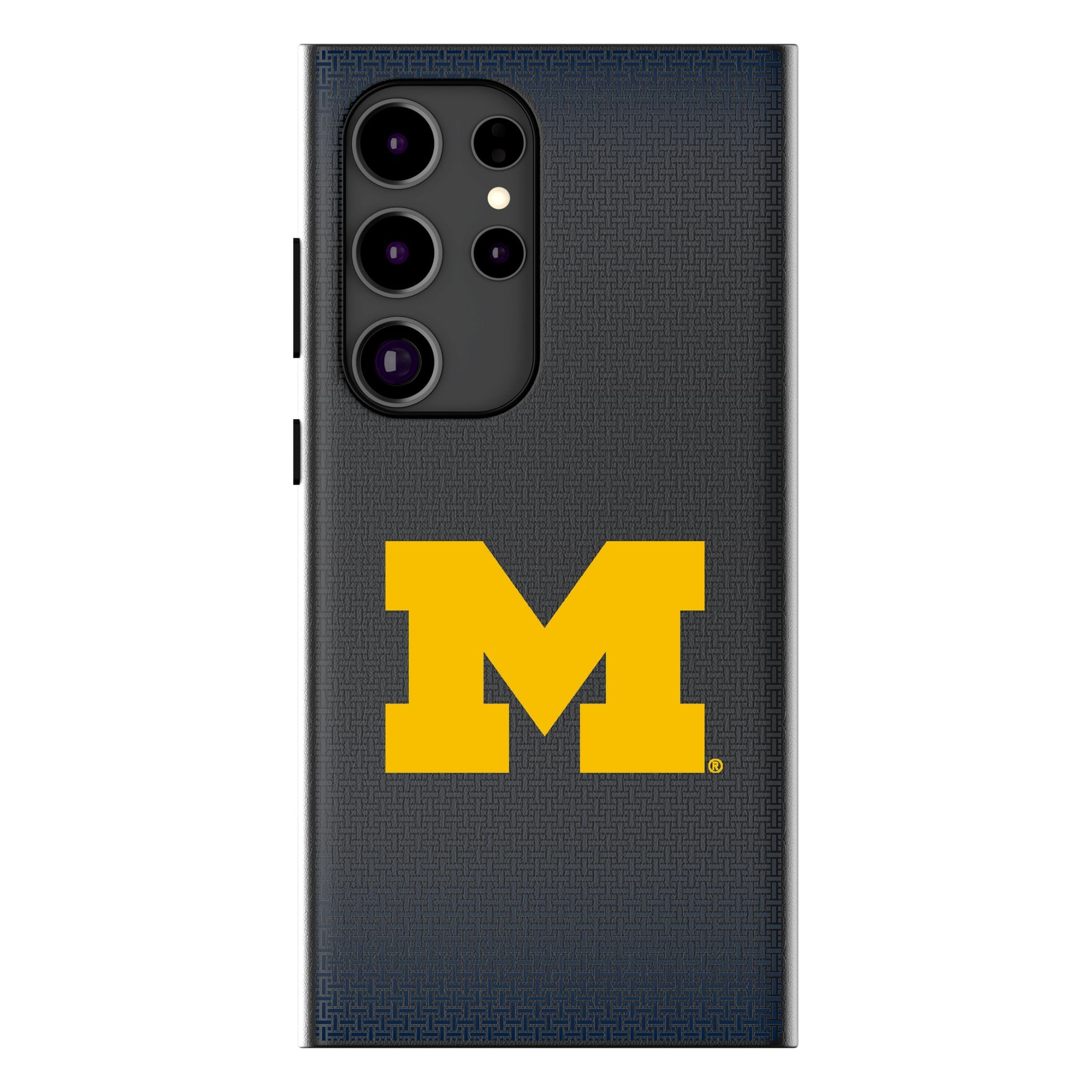 University of Michigan Wolverines Linen MagSafe Compatible Phone Case for Samsung Galaxy 1