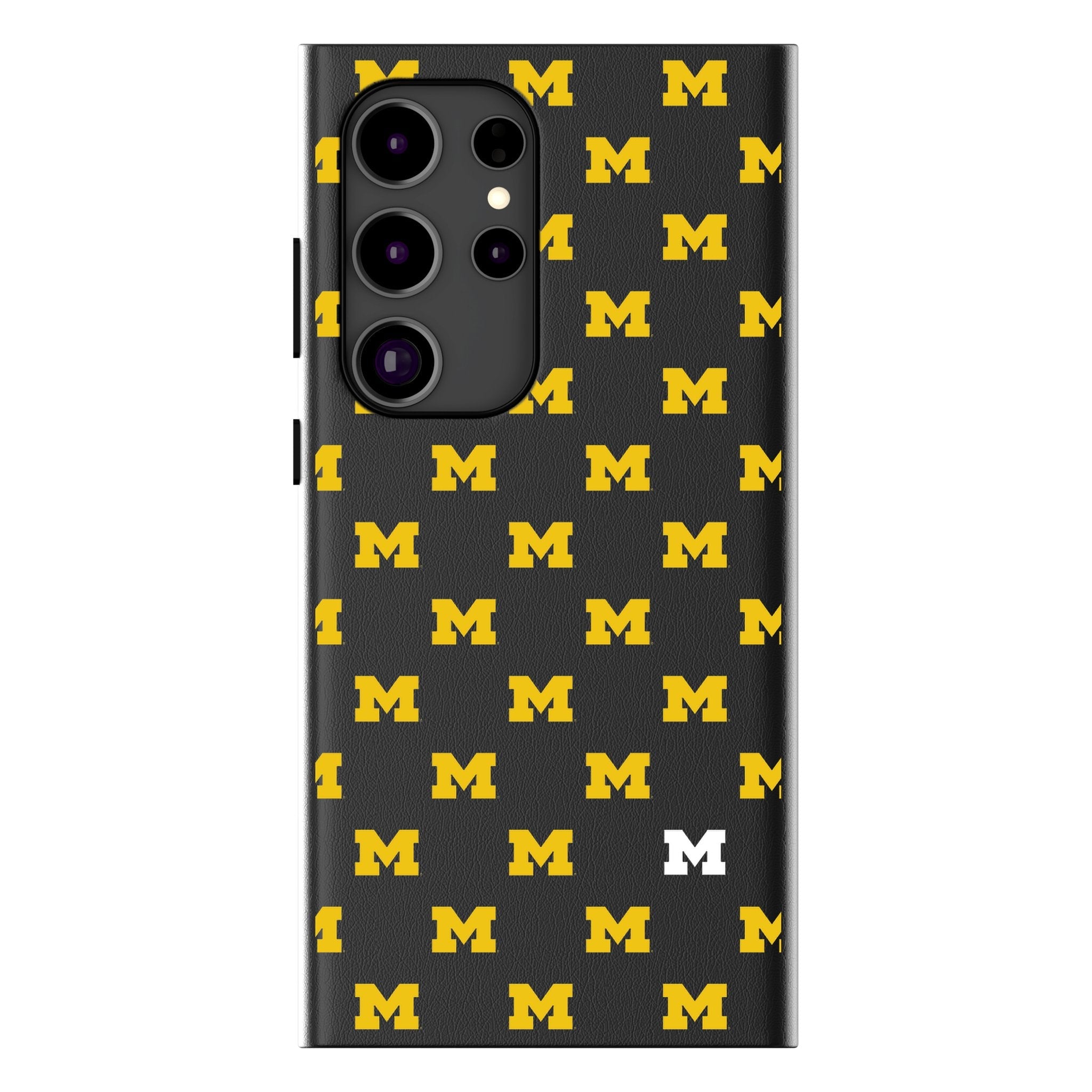 University of Michigan Wolverines Fashion Pattern MagSafe Compatible Phone Case for Samsung Galaxy
