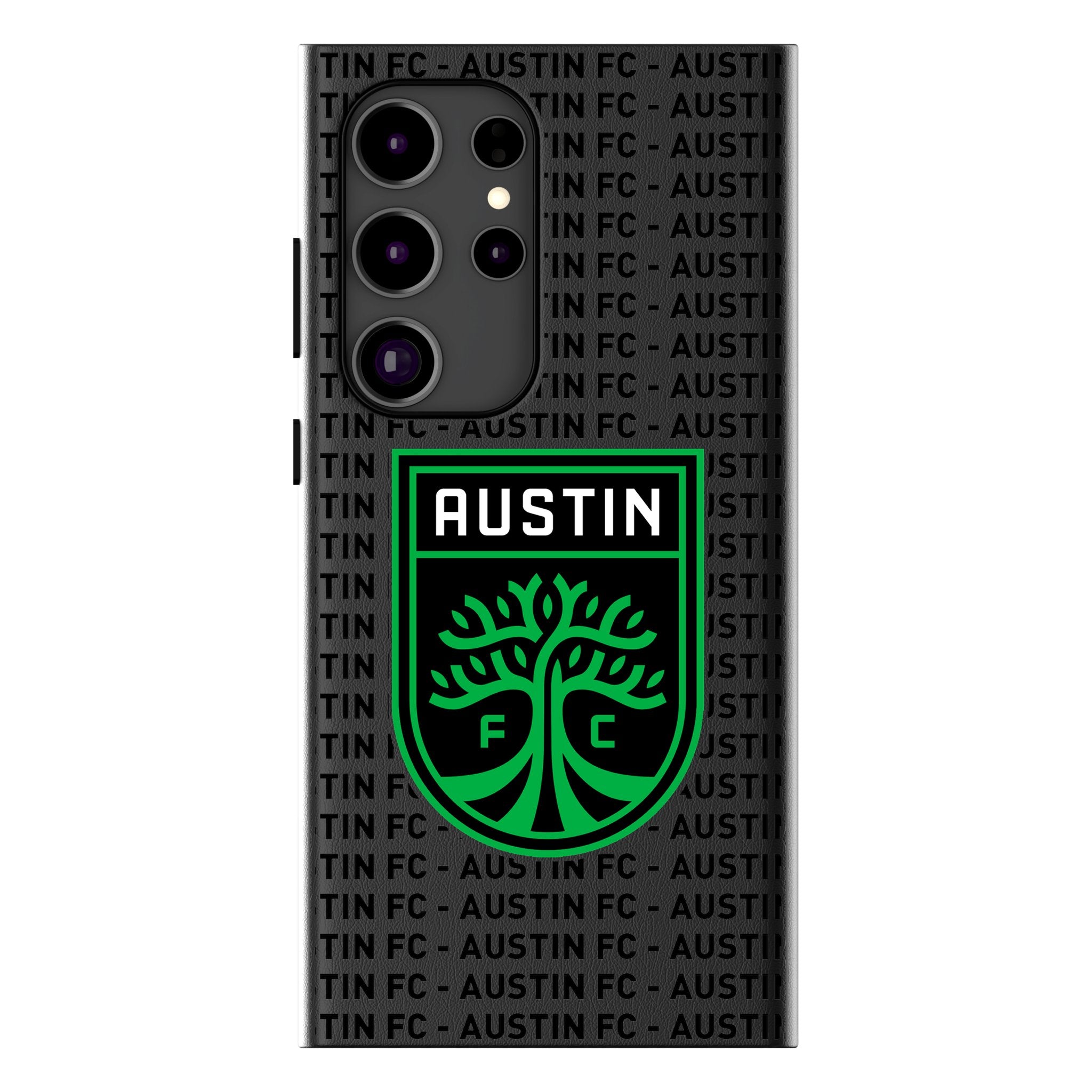 Austin FC Text Backdrop MagSafe Compatible Phone Case for Samsung Galaxy