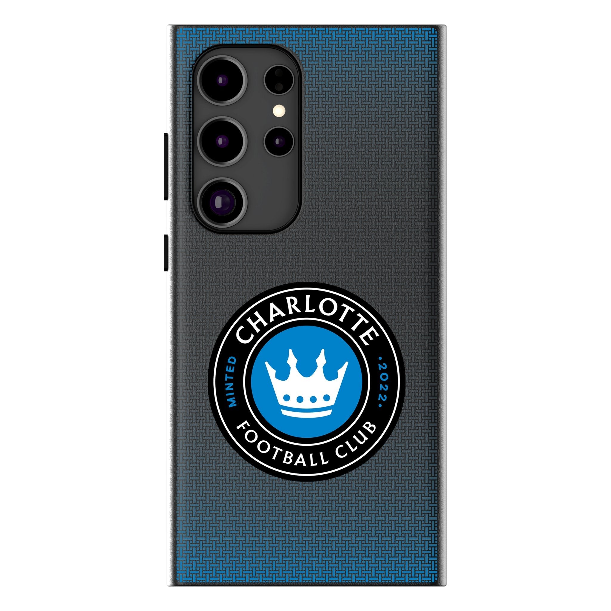 Charlotte FC Linen MagSafe Compatible Phone Case for Samsung Galaxy