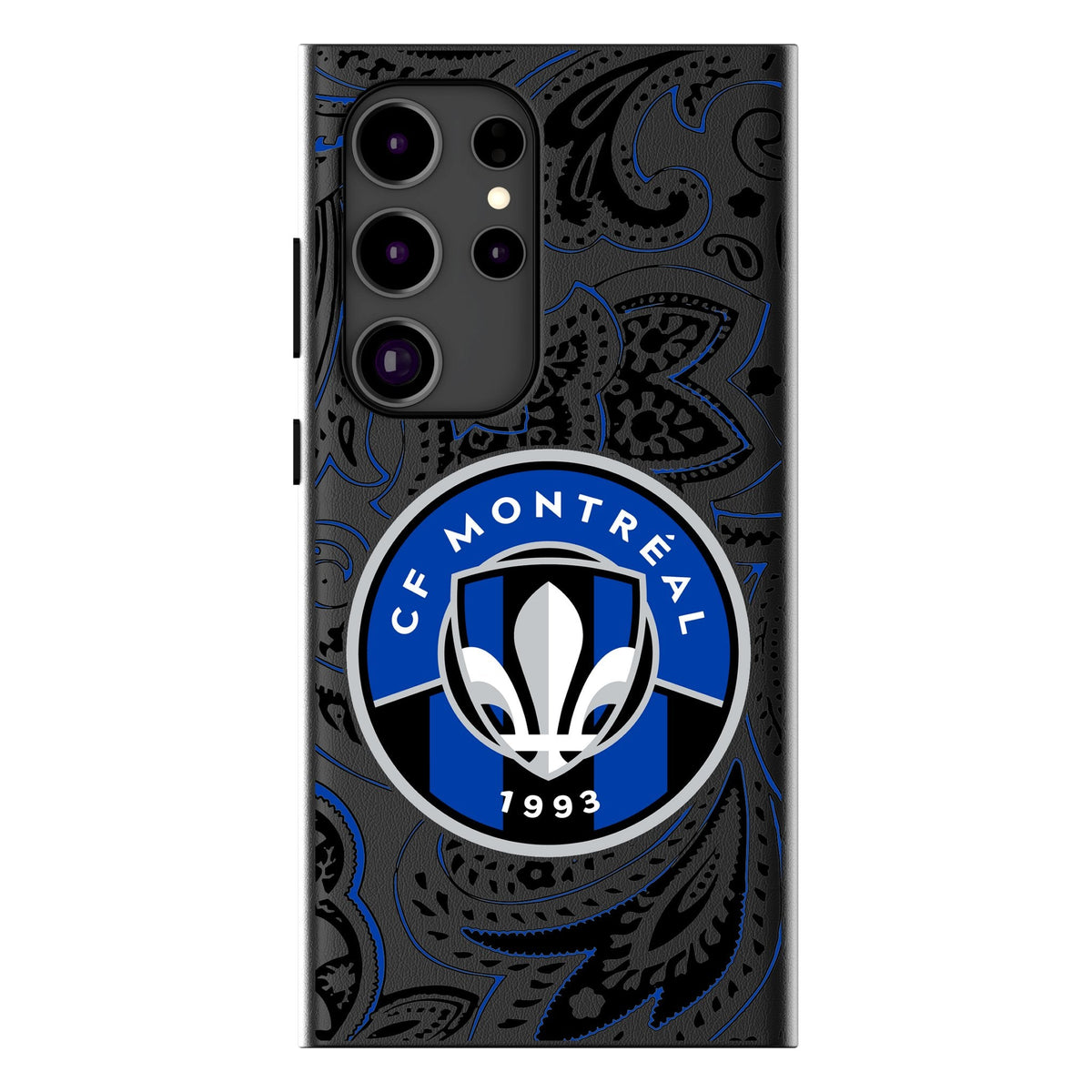 CF Montreal Paisley MagSafe Compatible Phone Case for Samsung Galaxy