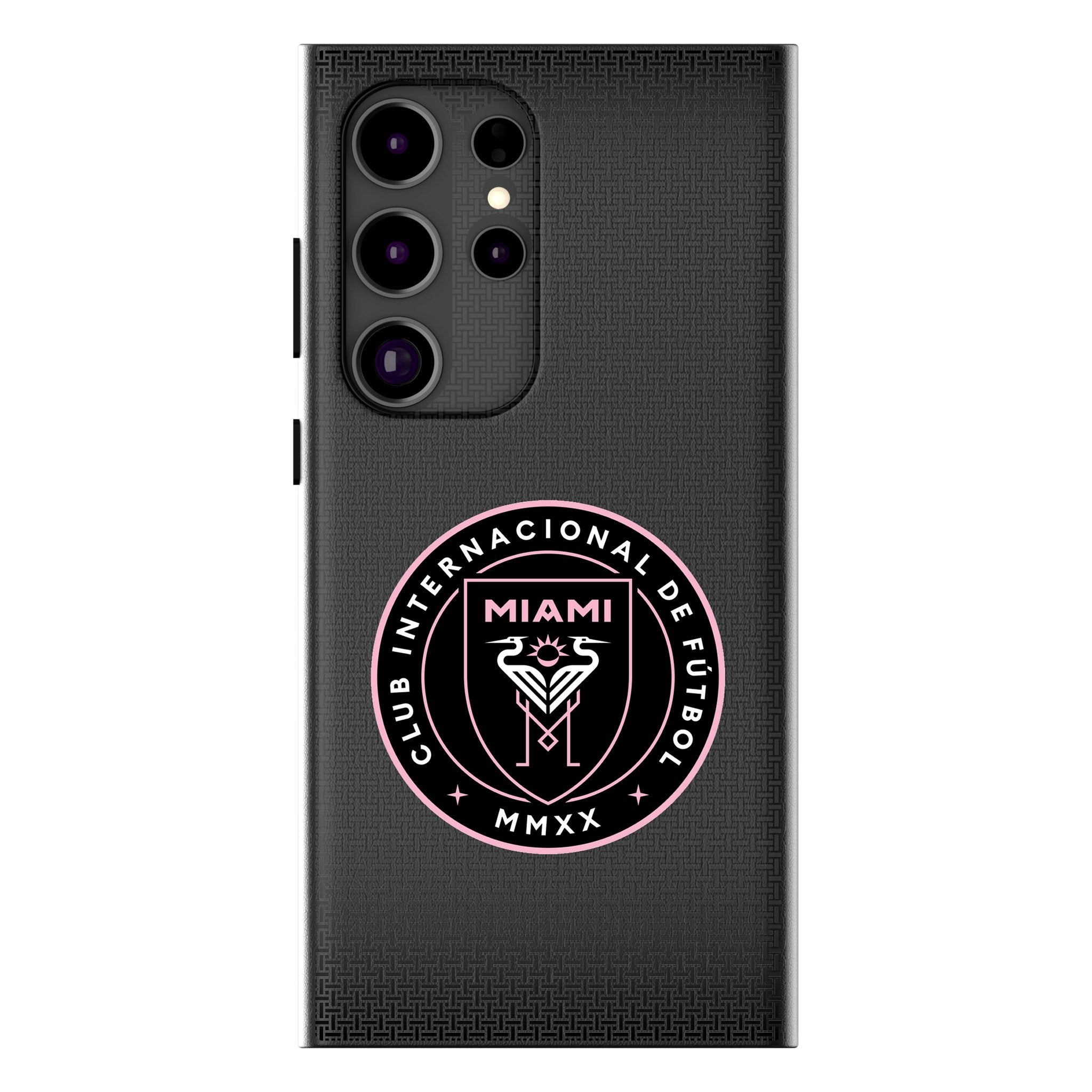 Inter Miami CF Linen MagSafe Compatible Phone Case for Samsung Galaxy 1
