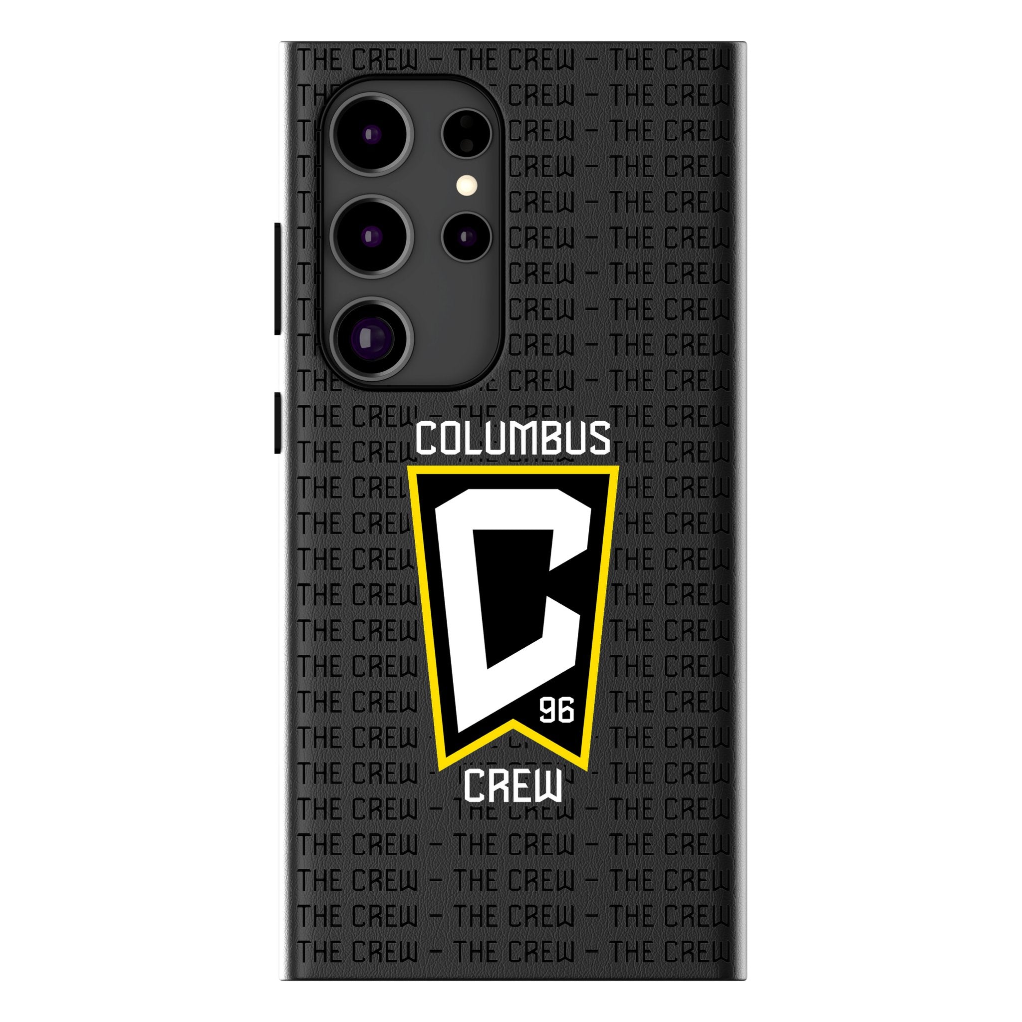 Columbus Crew Text Backdrop MagSafe Compatible Phone Case for Samsung Galaxy