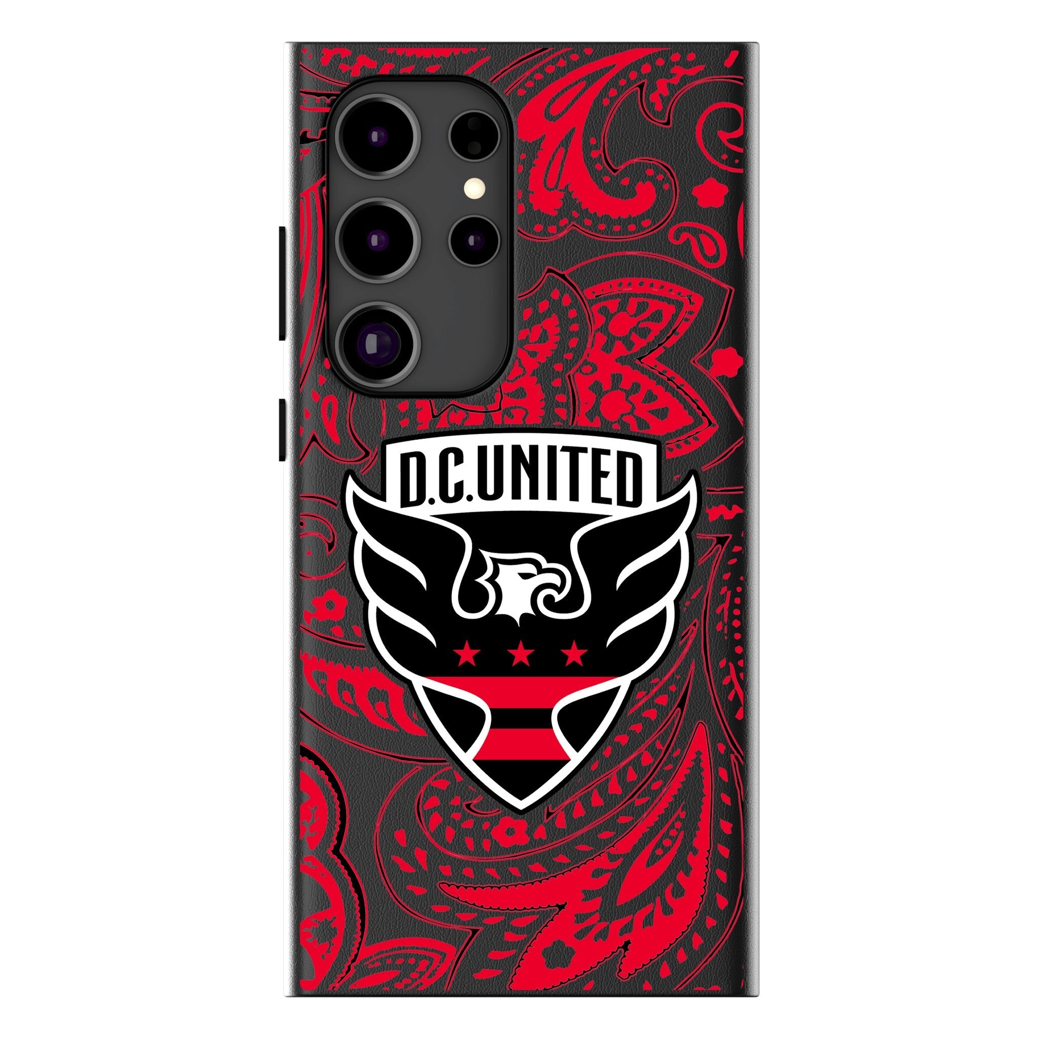 DC United Paisley MagSafe Compatible Phone Case for Samsung Galaxy