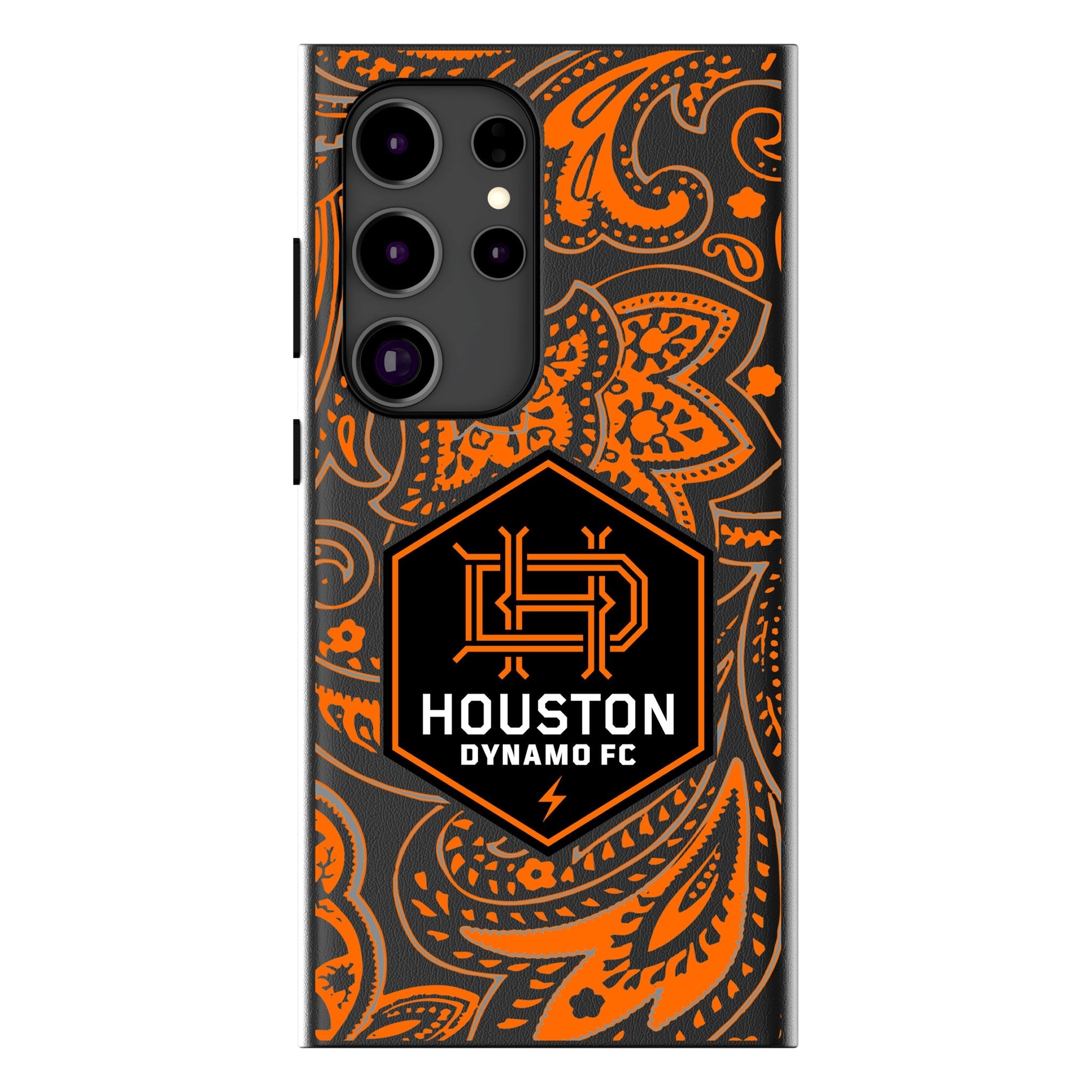 Houston Dynamo Paisley MagSafe Compatible Phone Case for Samsung Galaxy