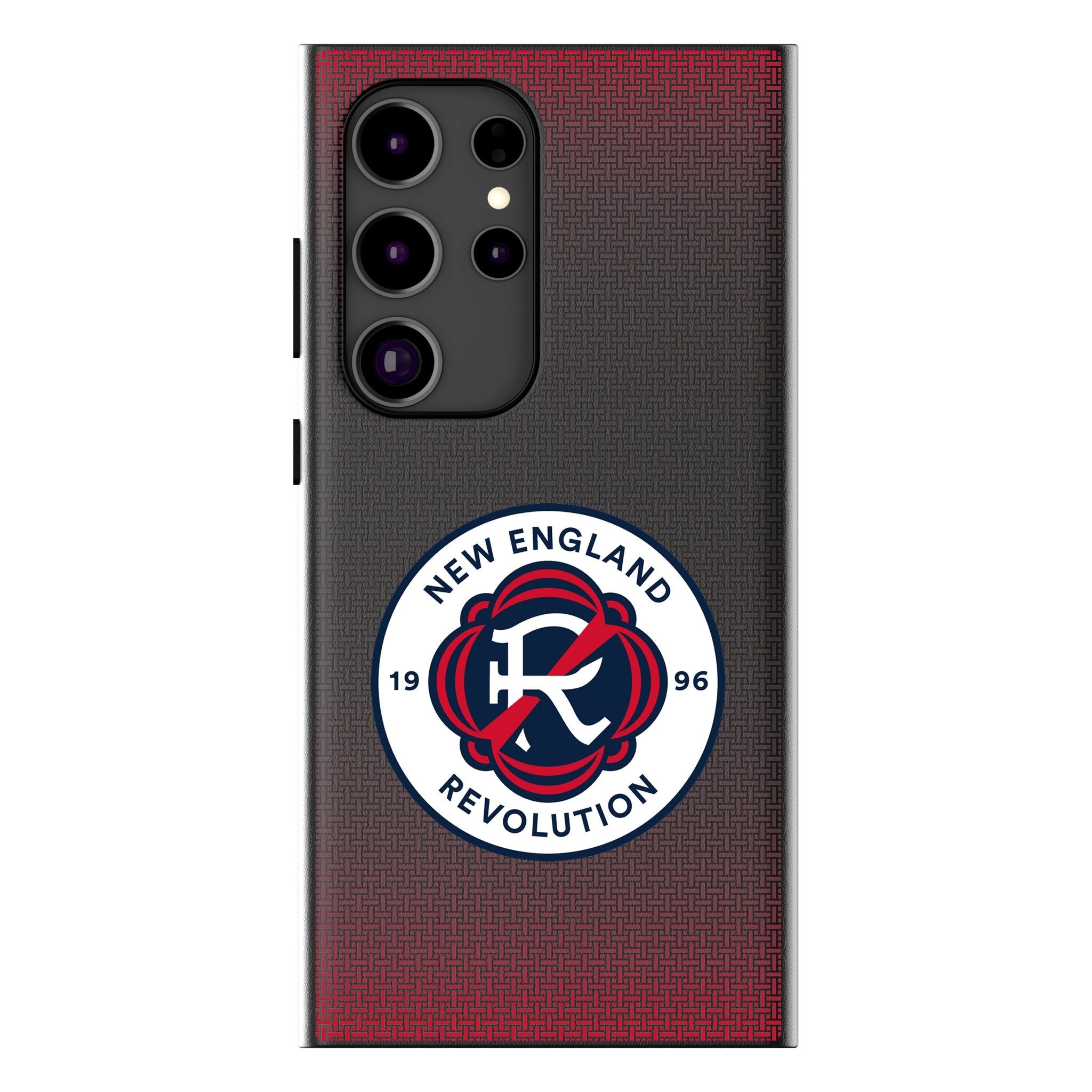 New England Revolution Linen MagSafe Compatible Phone Case for Samsung Galaxy