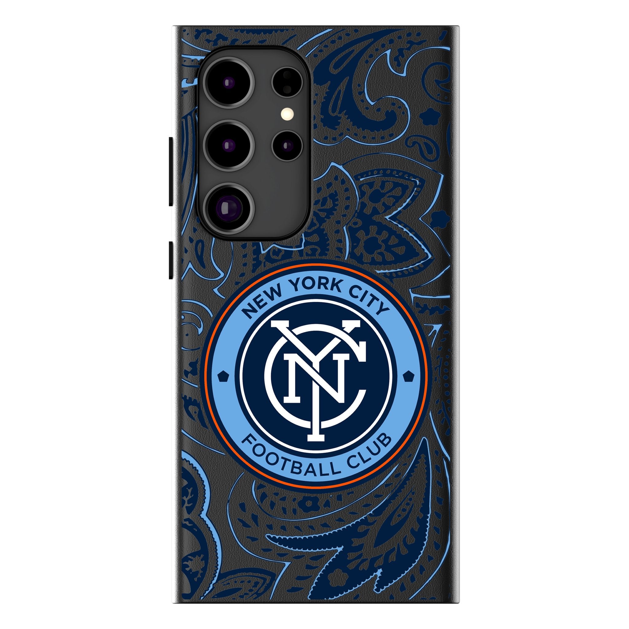 New York City FC Paisley MagSafe Compatible Phone Case for Samsung Galaxy 1