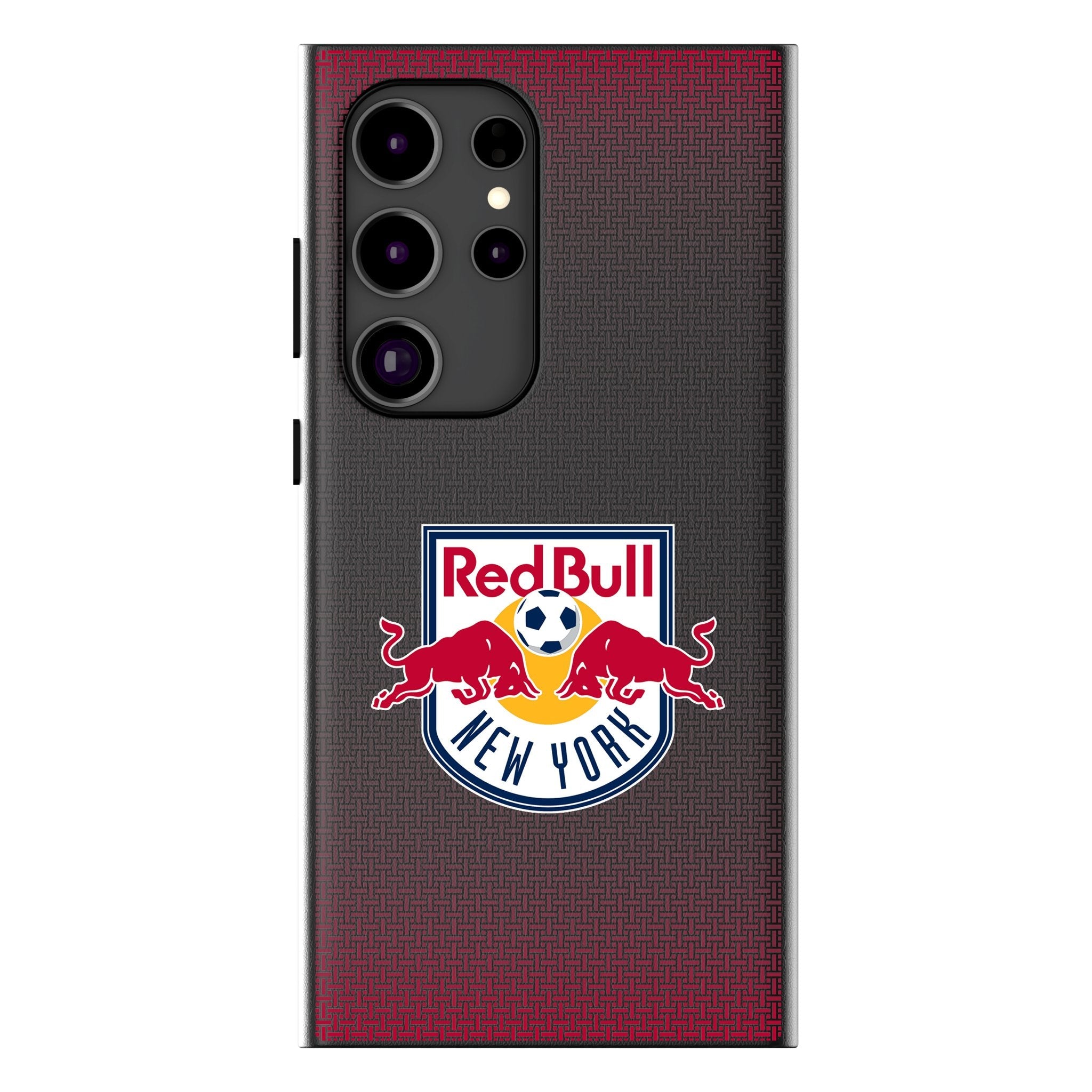 New York Red Bulls Linen MagSafe Compatible Phone Case for Samsung Galaxy