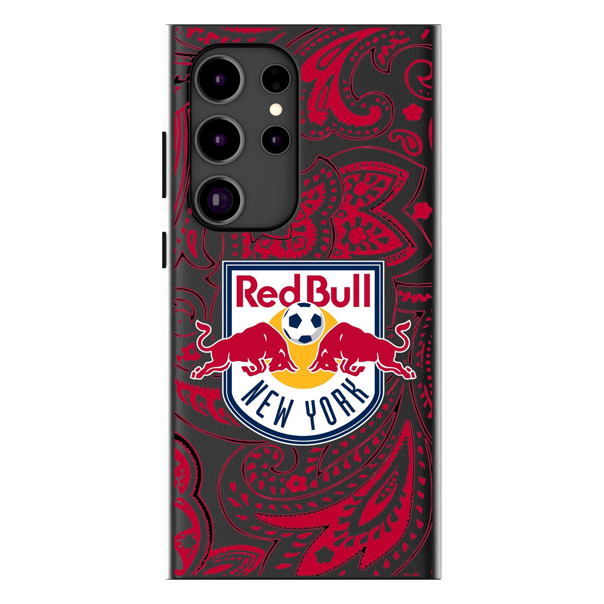 New York Red Bulls Paisley MagSafe Compatible Phone Case for Samsung Galaxy
