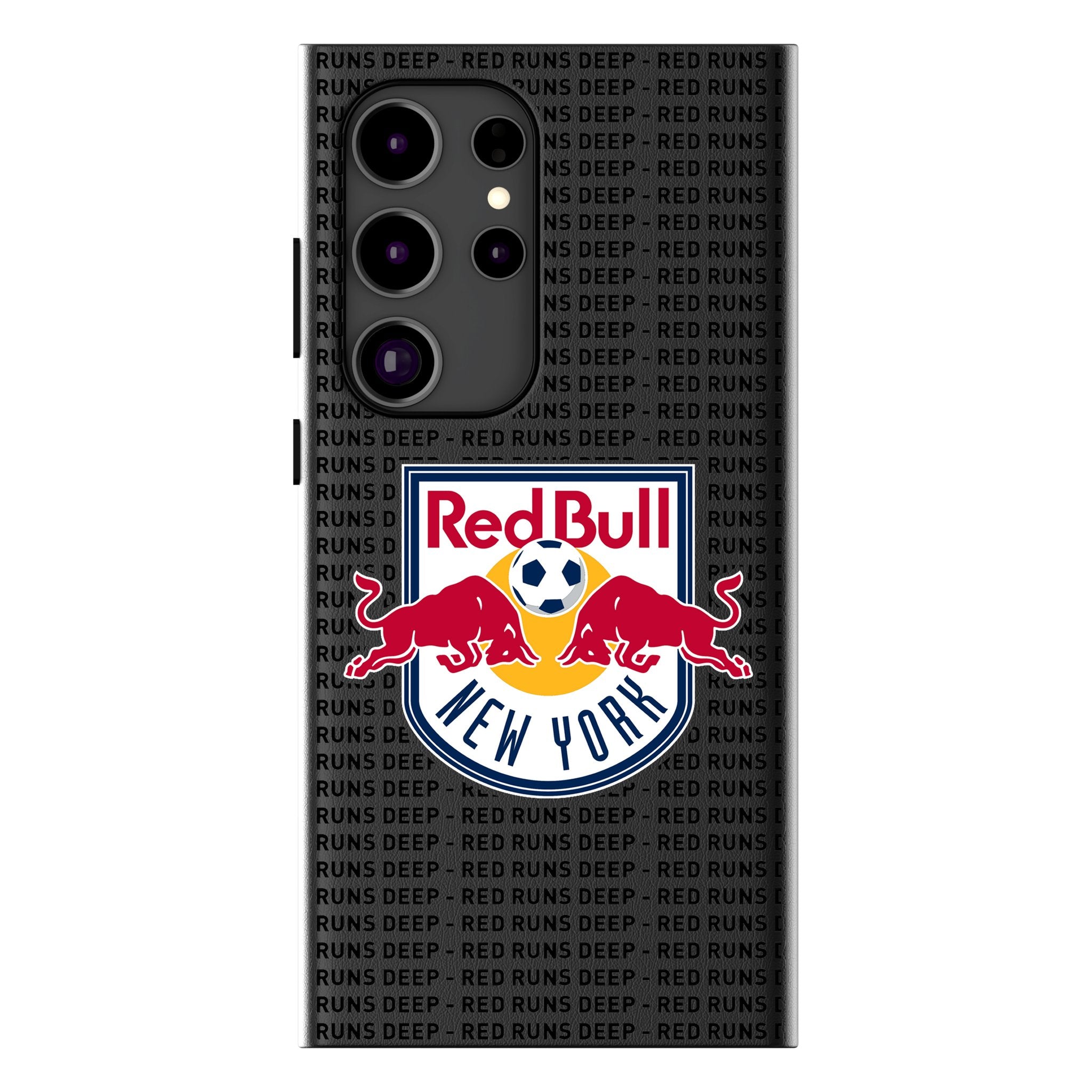 New York Red Bulls Text Backdrop MagSafe Compatible Phone Case for Samsung Galaxy