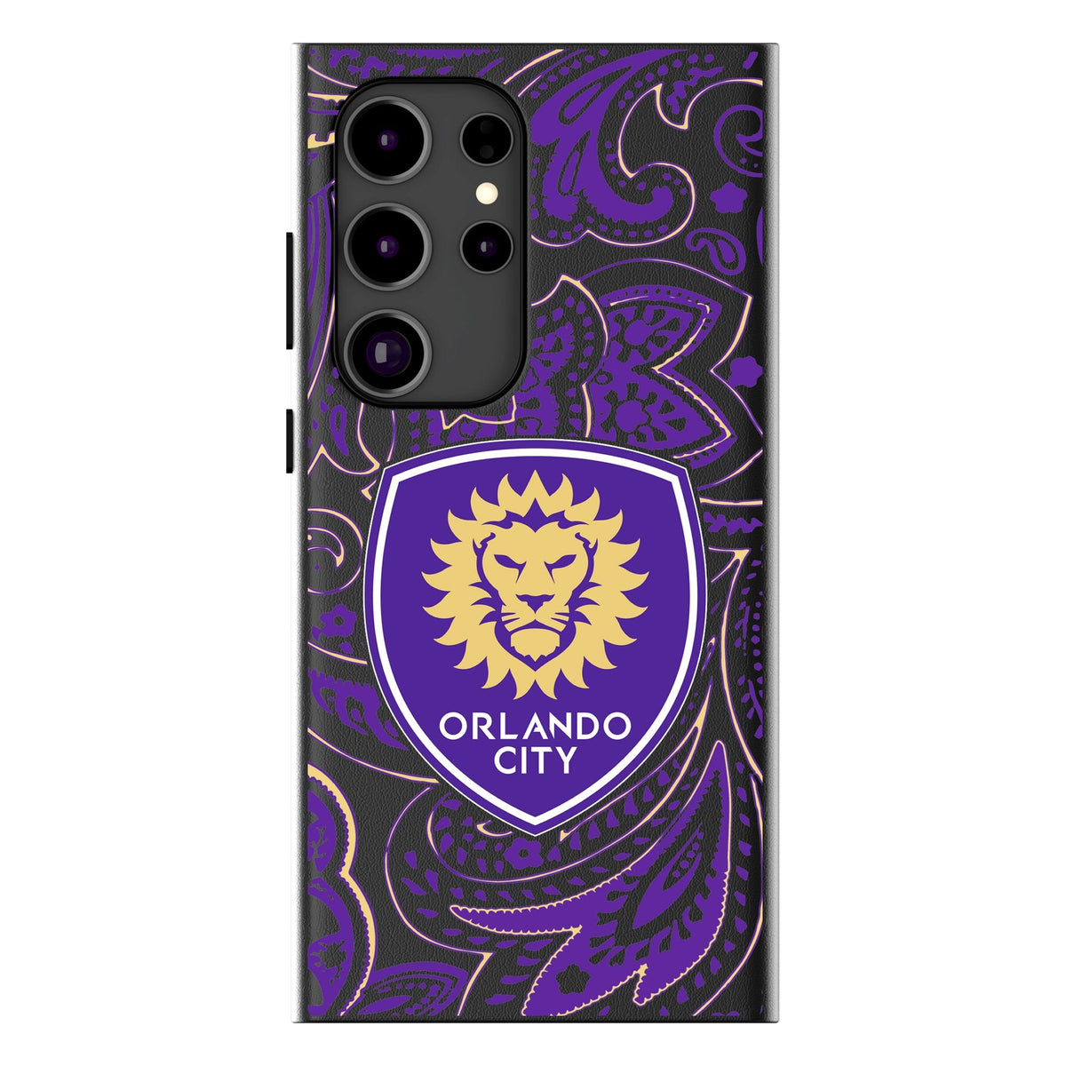 Orlando City Soccer Club Paisley MagSafe Compatible Phone Case for Samsung Galaxy
