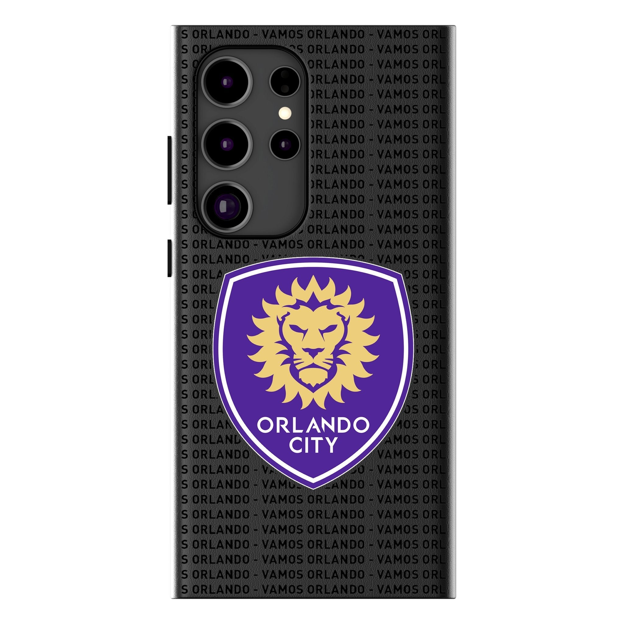 Orlando City Soccer Club Text Backdrop MagSafe Compatible Phone Case for Samsung Galaxy