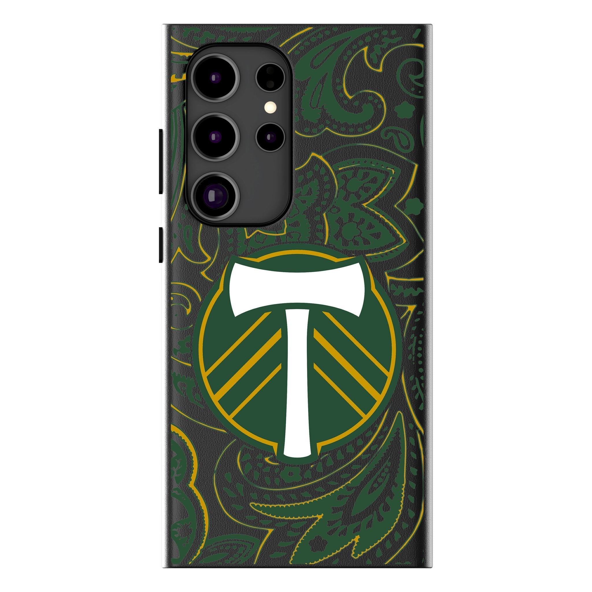 Portland Timbers Paisley MagSafe Compatible Phone Case for Samsung Galaxy